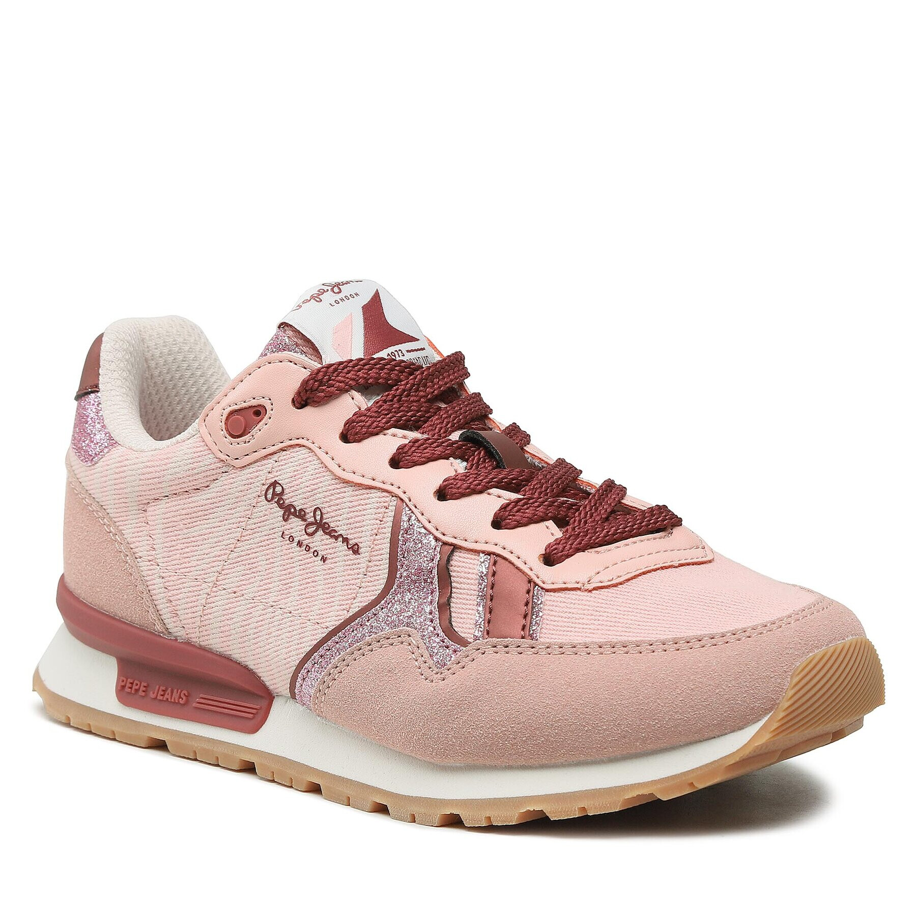 Pepe Jeans Сникърси Brit Animal G PGS30574 Розов - Pepit.bg