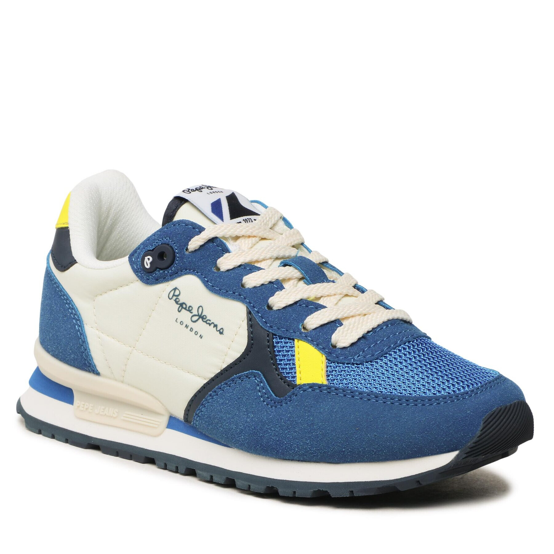 Pepe Jeans Сникърси Brit Boy Heritage PBS30551 Син - Pepit.bg
