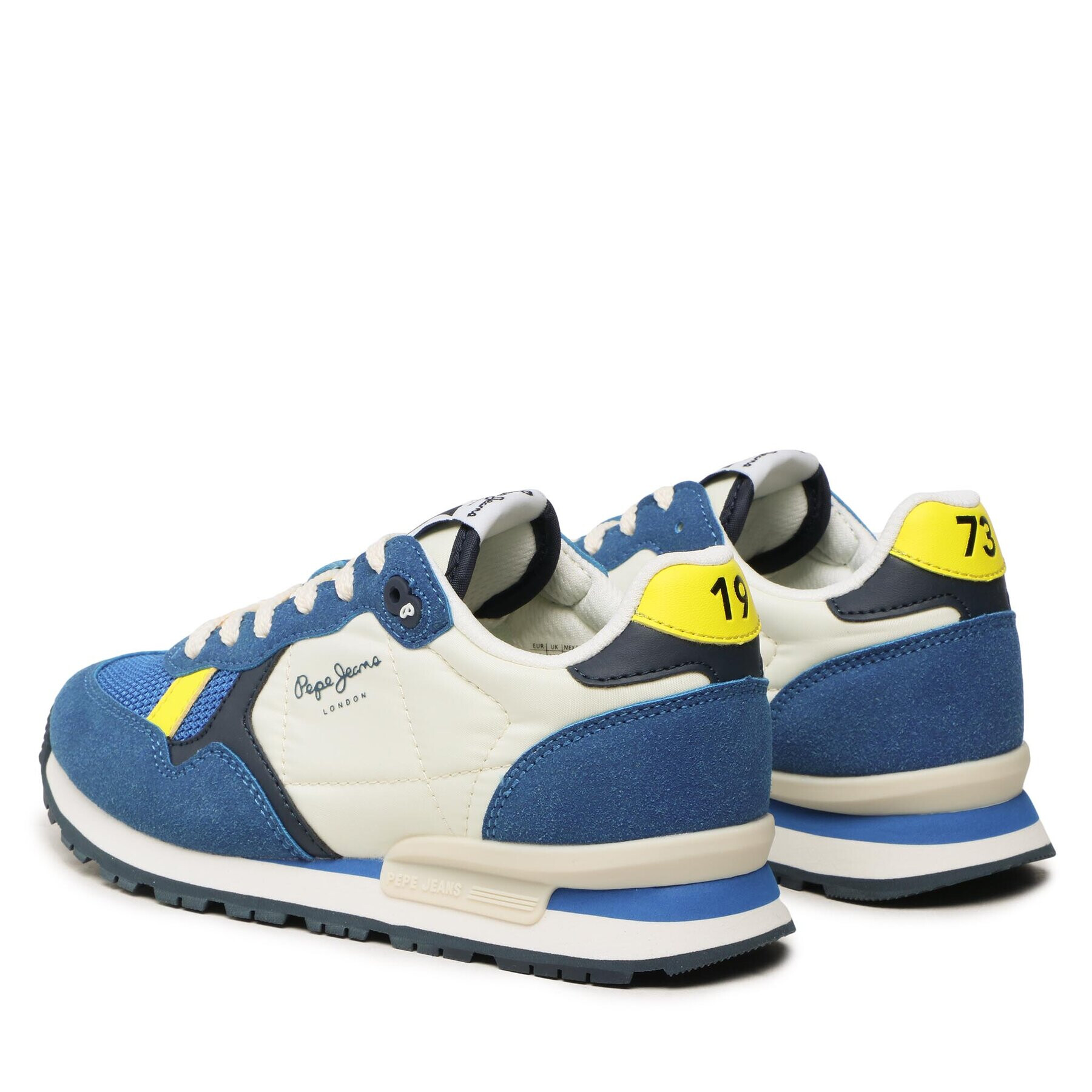 Pepe Jeans Сникърси Brit Boy Heritage PBS30551 Син - Pepit.bg
