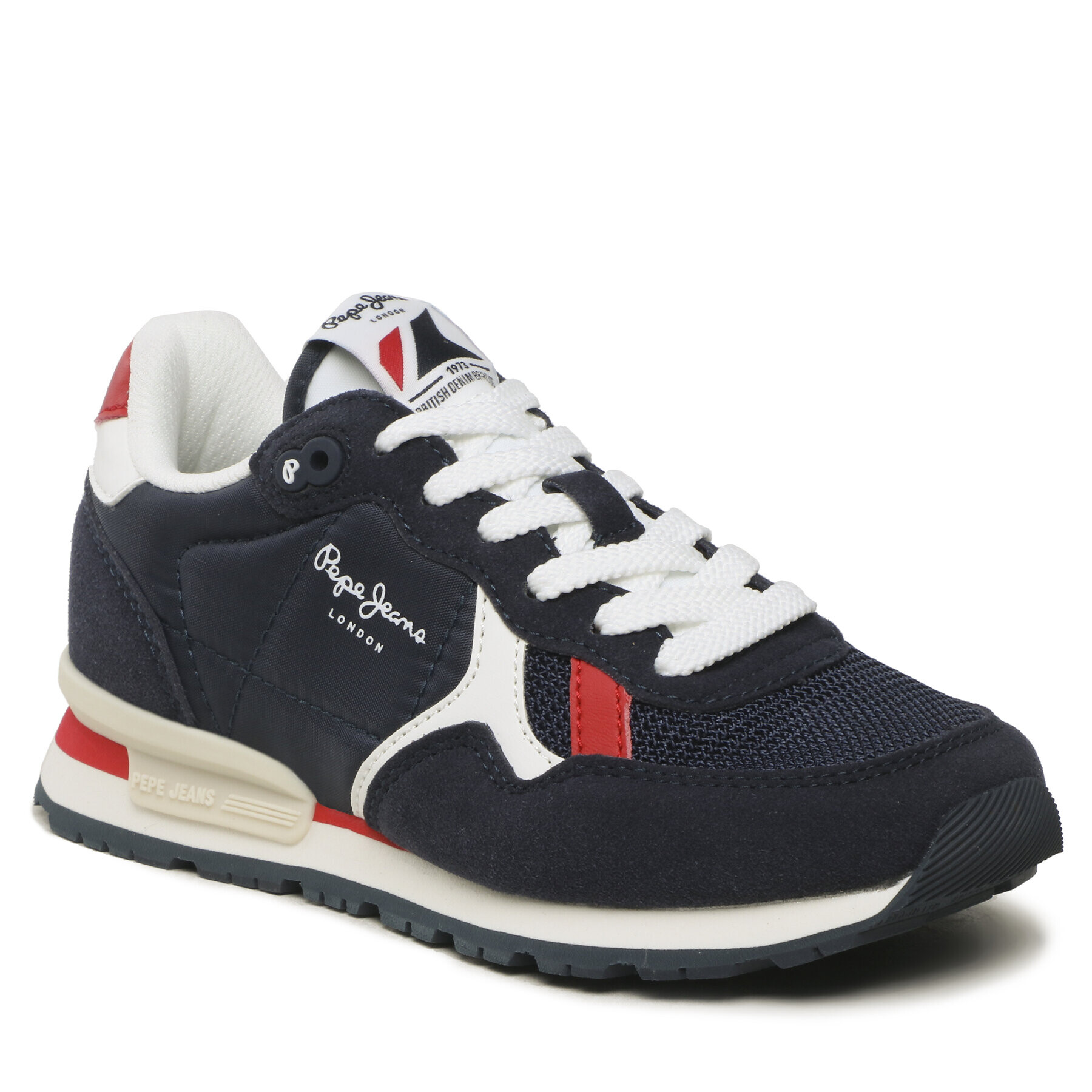 Pepe Jeans Сникърси Brit Heritage B PBS30551 Тъмносин - Pepit.bg