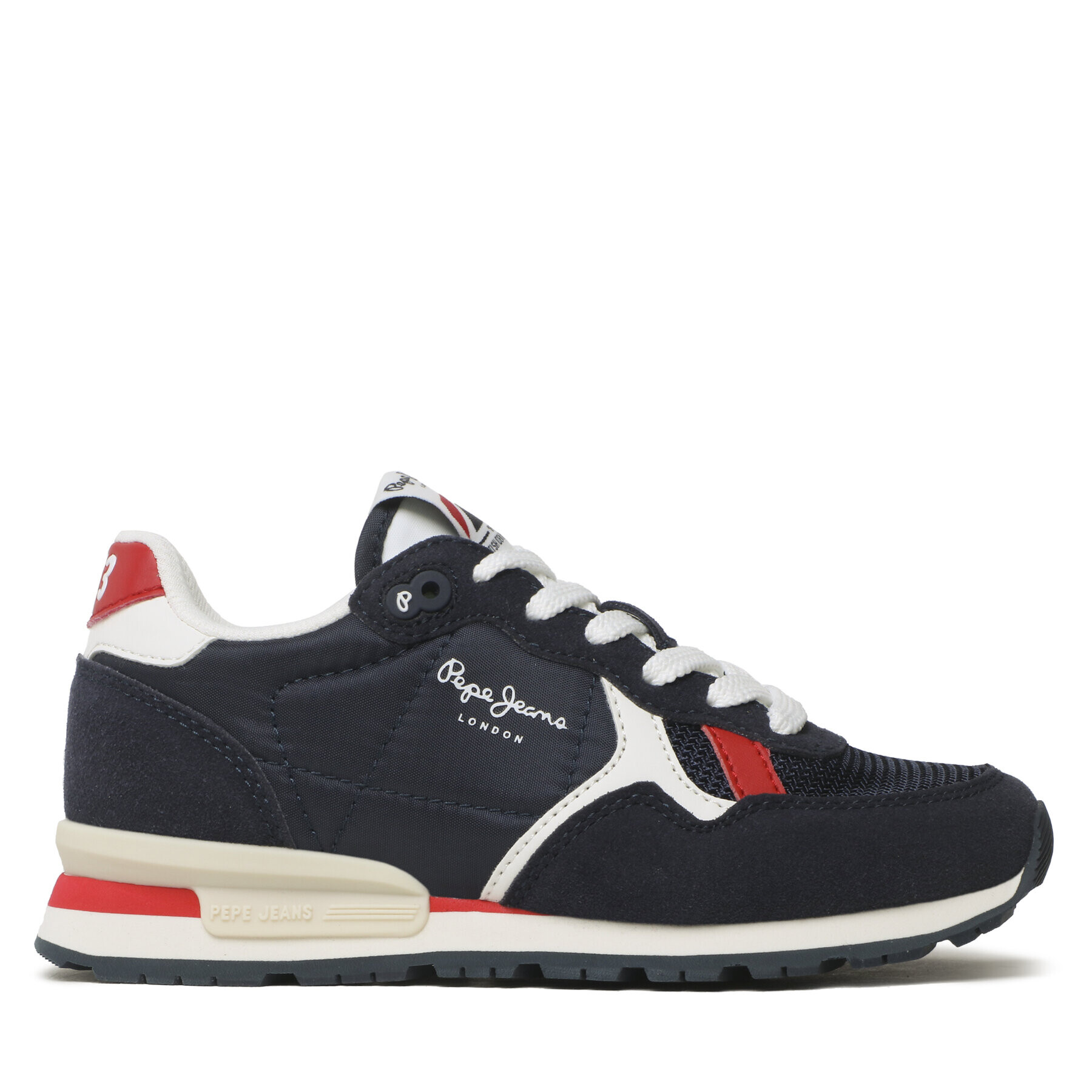 Pepe Jeans Сникърси Brit Heritage B PBS30551 Тъмносин - Pepit.bg