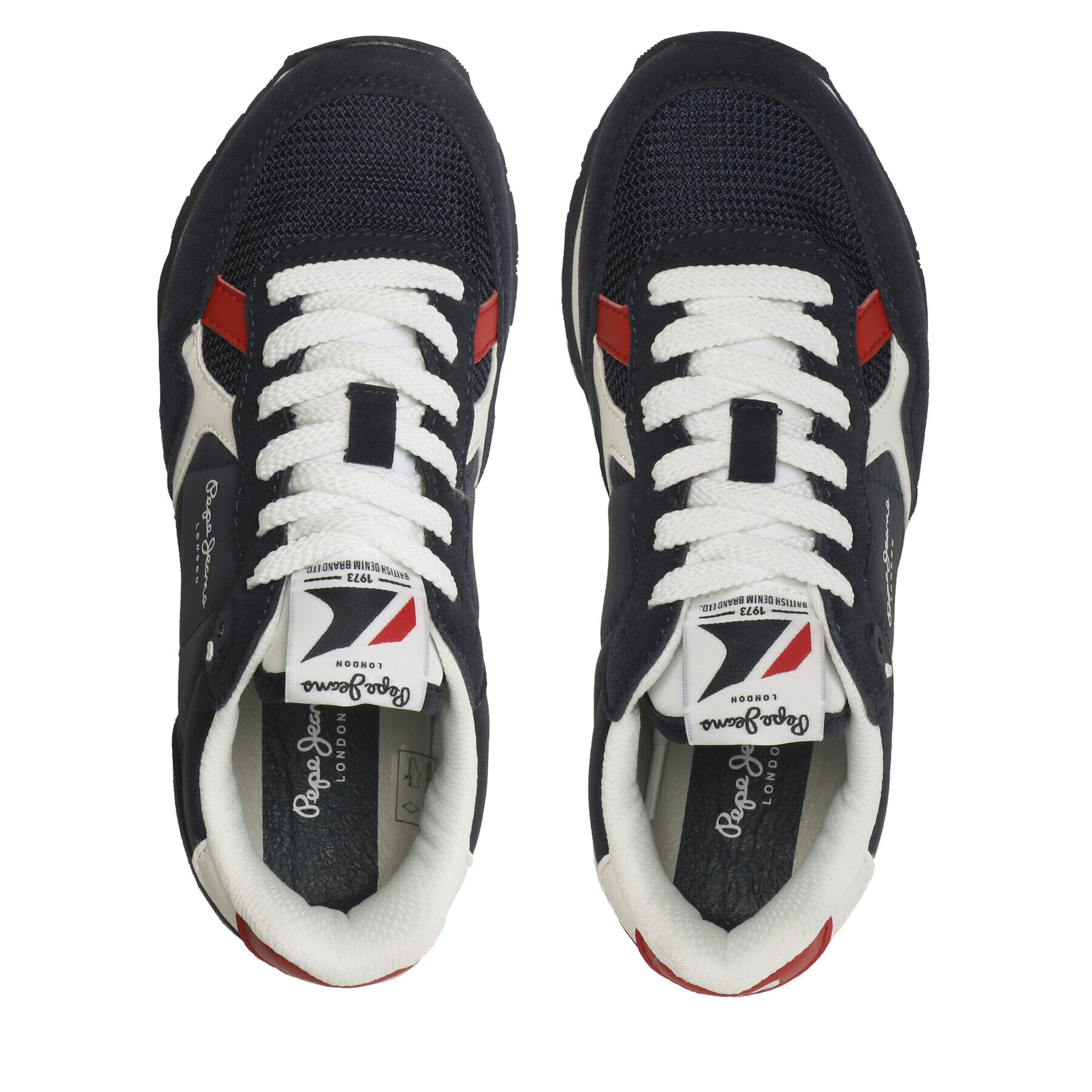 Pepe Jeans Сникърси Brit Heritage B PBS30551 Тъмносин - Pepit.bg