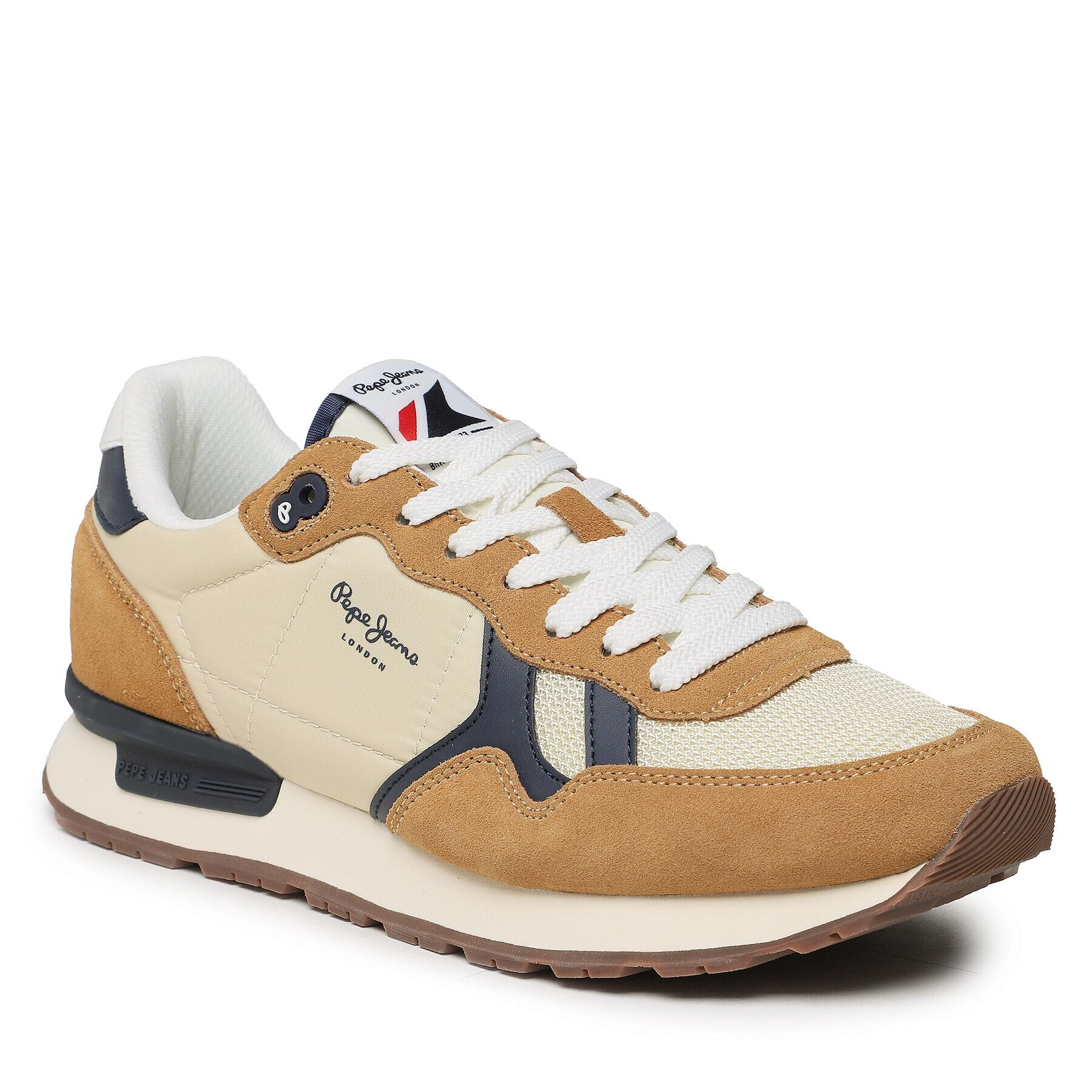 Pepe Jeans Сникърси Brit Man Heritage PMS30924 Бежов - Pepit.bg