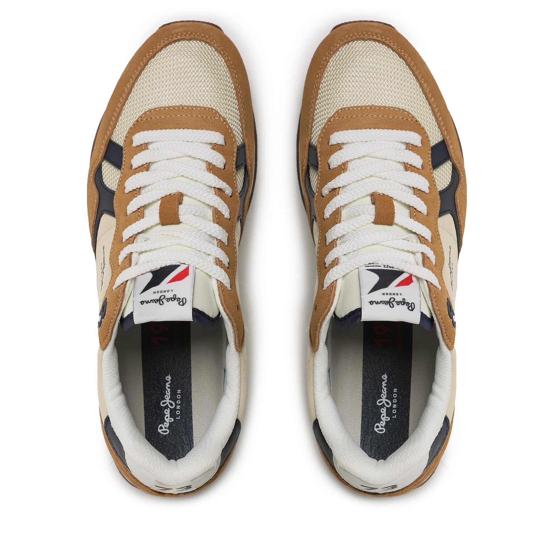 Pepe Jeans Сникърси Brit Man Heritage PMS30924 Бежов - Pepit.bg