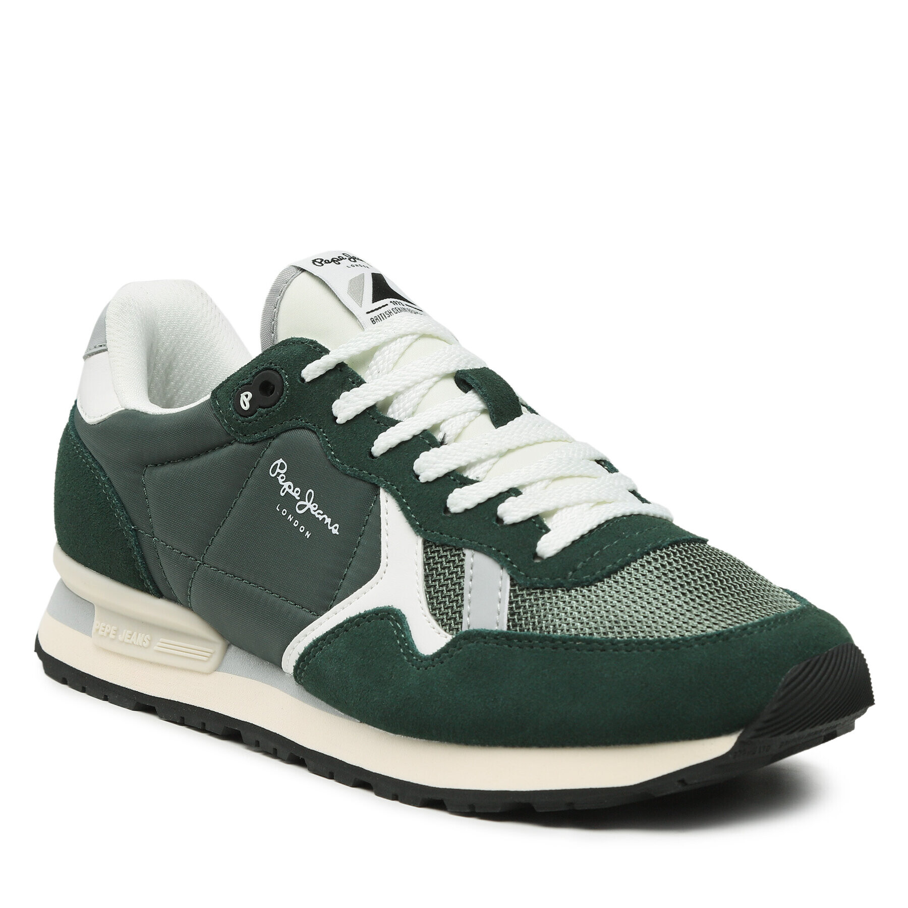 Pepe Jeans Сникърси Brit Man Heritage PMS30924 Зелен - Pepit.bg