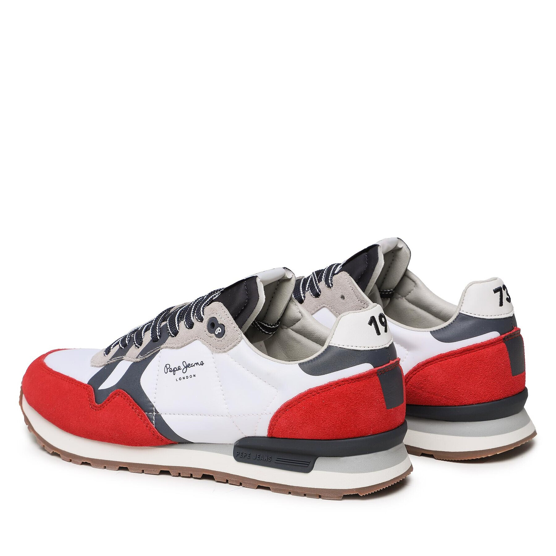 Pepe Jeans Сникърси Brit Man Print PMS30923 Бял - Pepit.bg