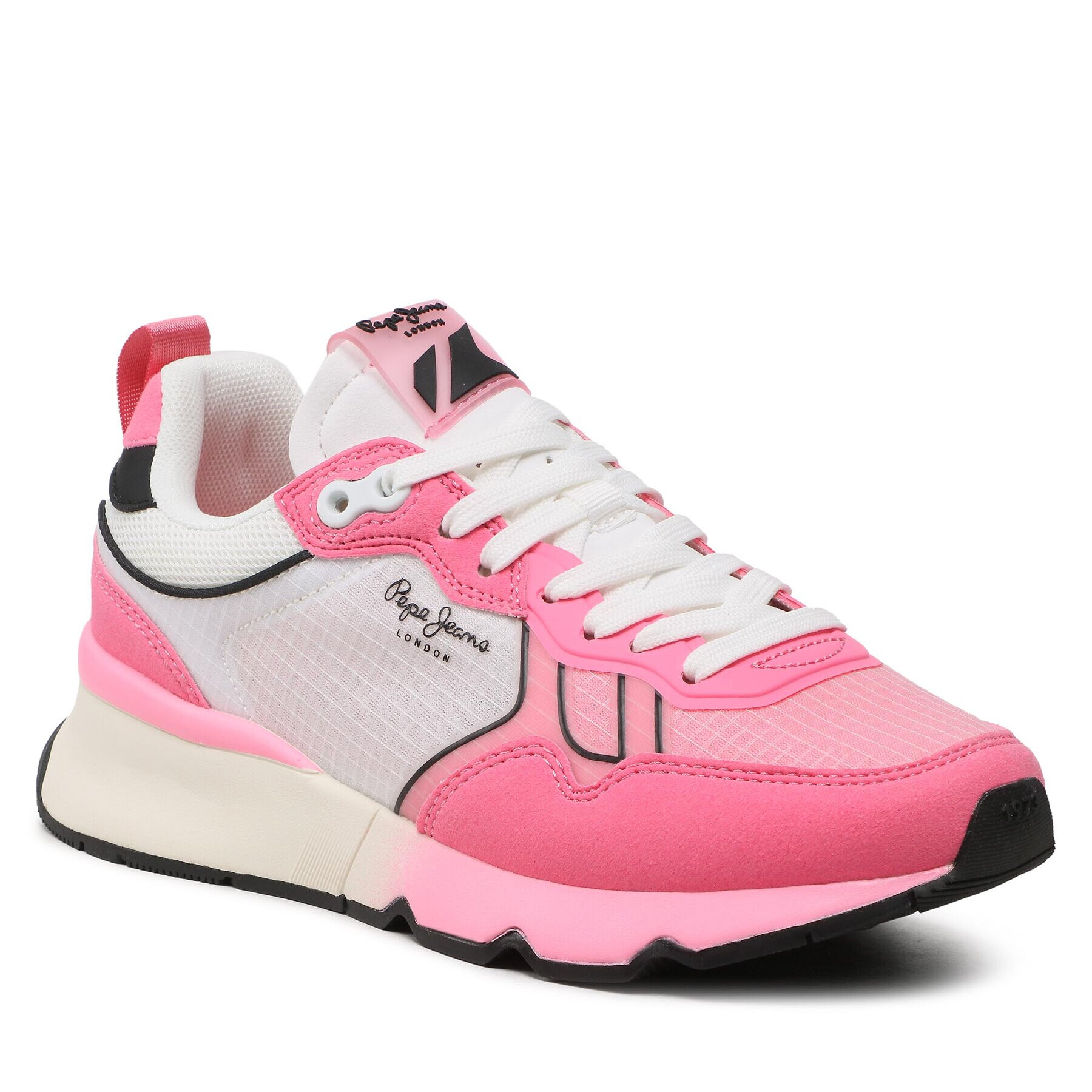 Pepe Jeans Сникърси Brit Pro Neon W PLS31460 Розов - Pepit.bg