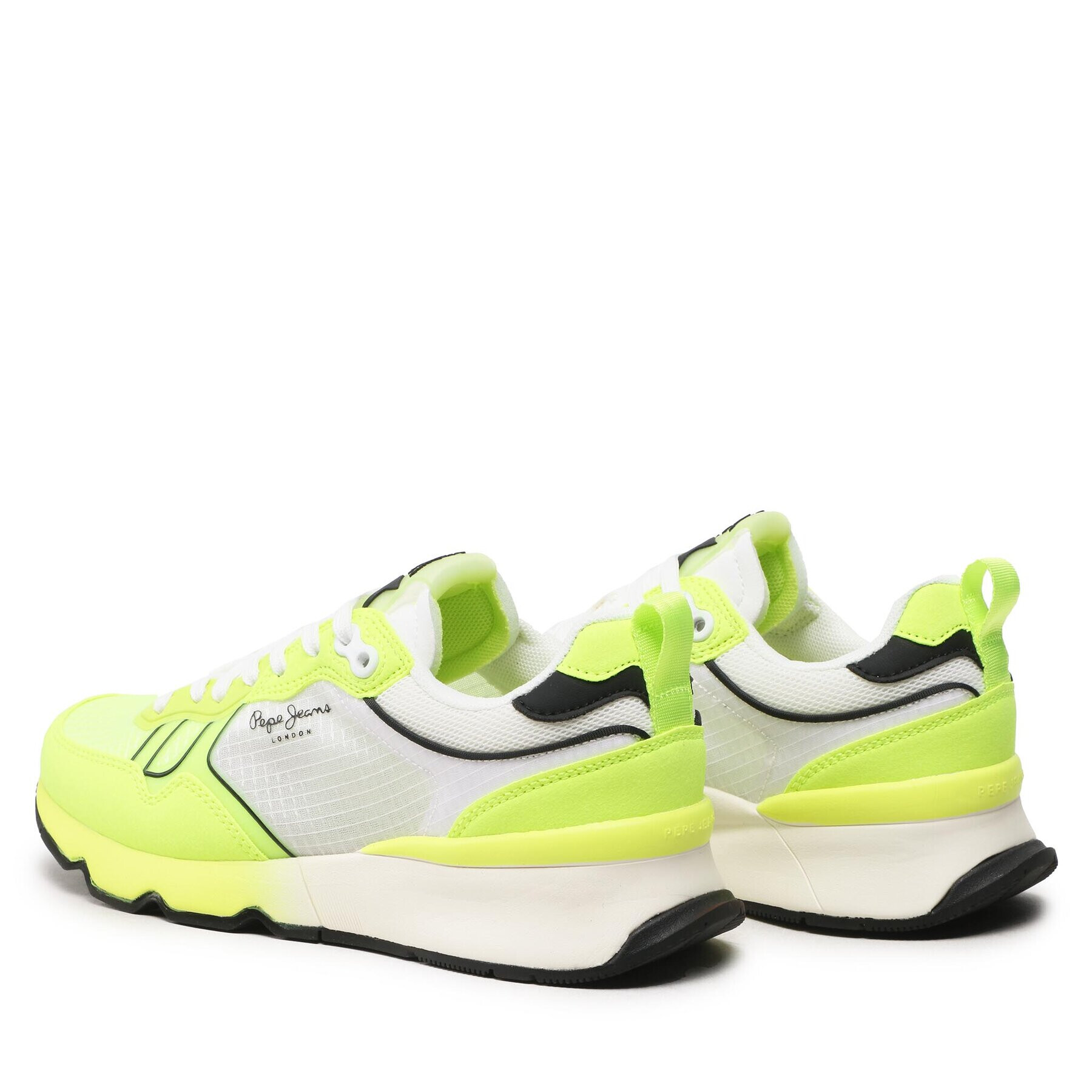 Pepe Jeans Сникърси Brit Pro Neon W PLS31460 Зелен - Pepit.bg