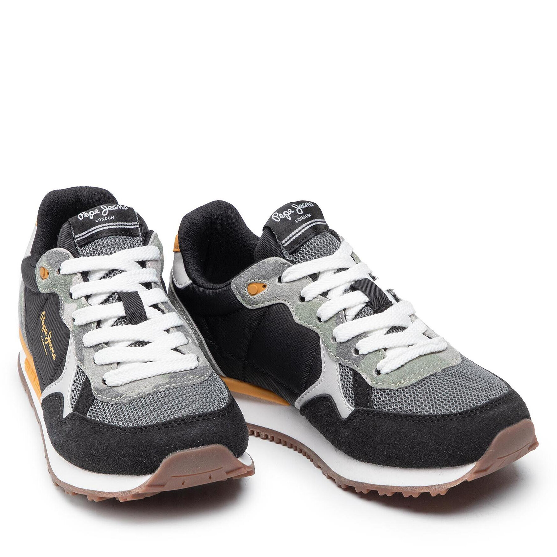 Pepe Jeans Сникърси Britt Camo Boys PBS30493 Черен - Pepit.bg