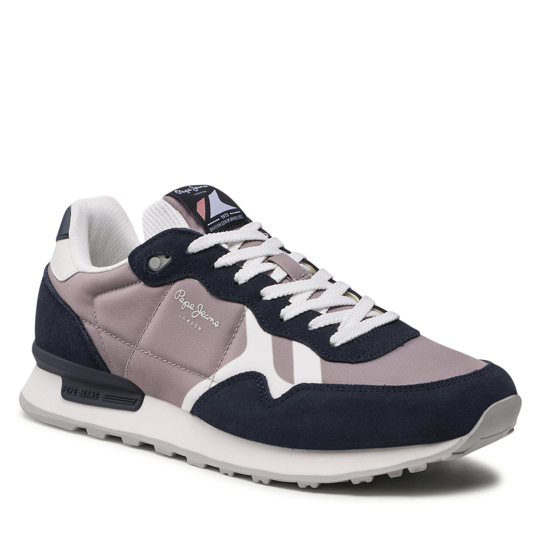 Pepe Jeans Сникърси Britt Man Divided PMS30807 Сив - Pepit.bg