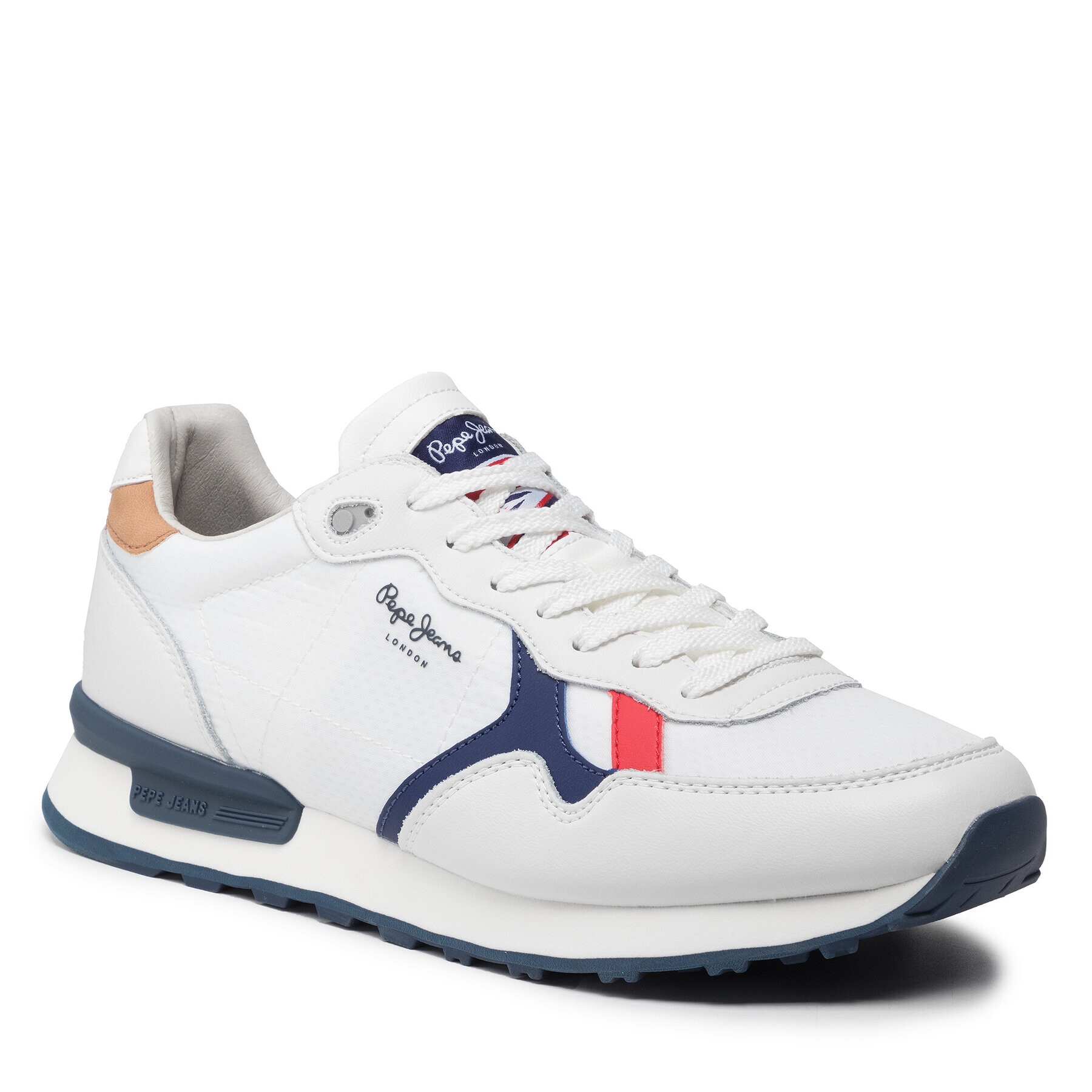 Pepe Jeans Сникърси Britt Man Flag PMS30805 Бял - Pepit.bg