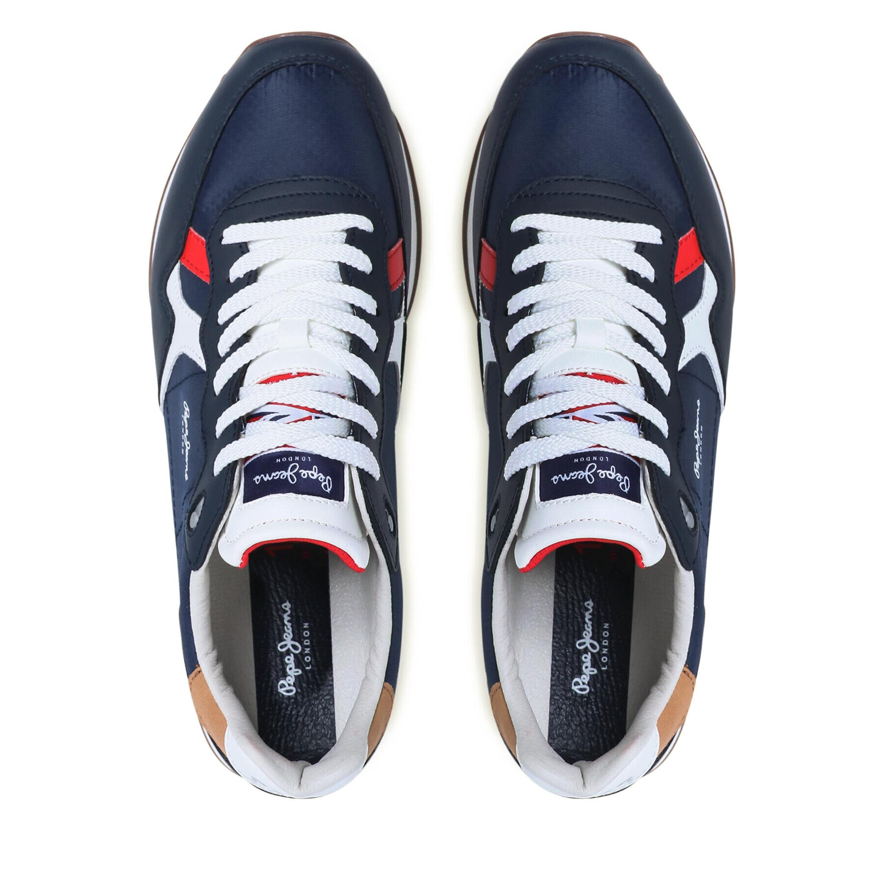 Pepe Jeans Сникърси Britt Man Flag PMS30805 Тъмносин - Pepit.bg