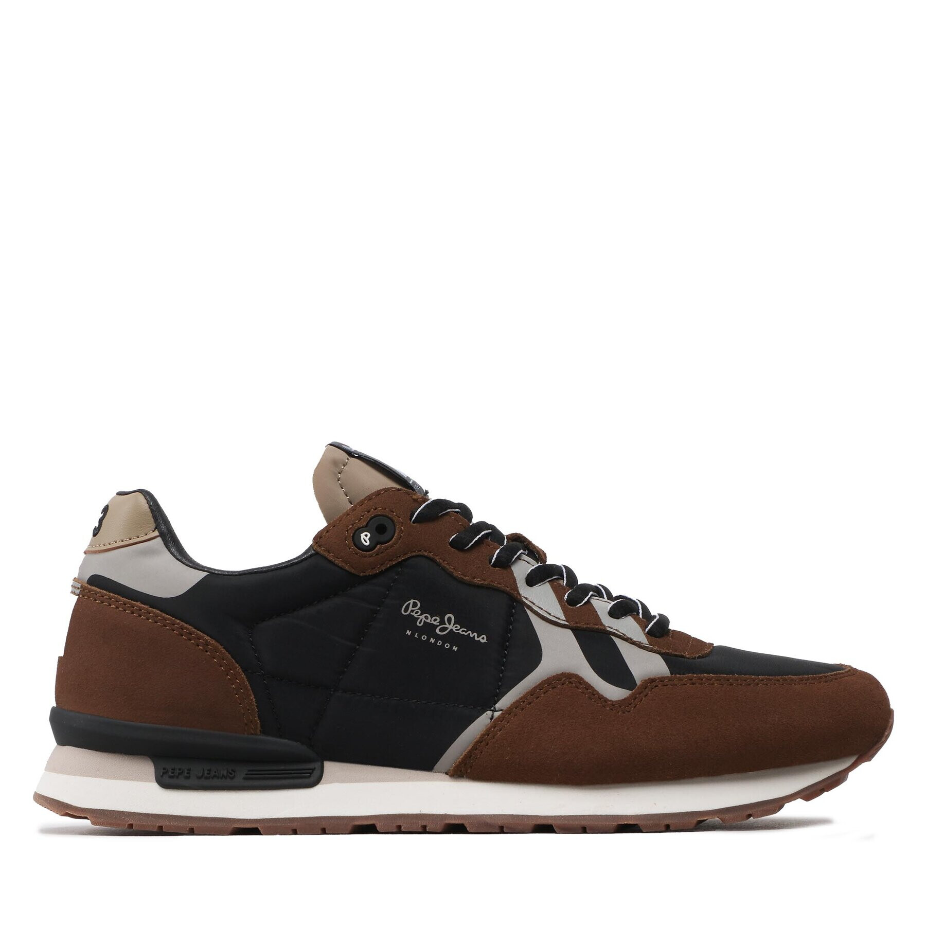 Pepe Jeans Сникърси Britt Man Print PMS30852 Черен - Pepit.bg