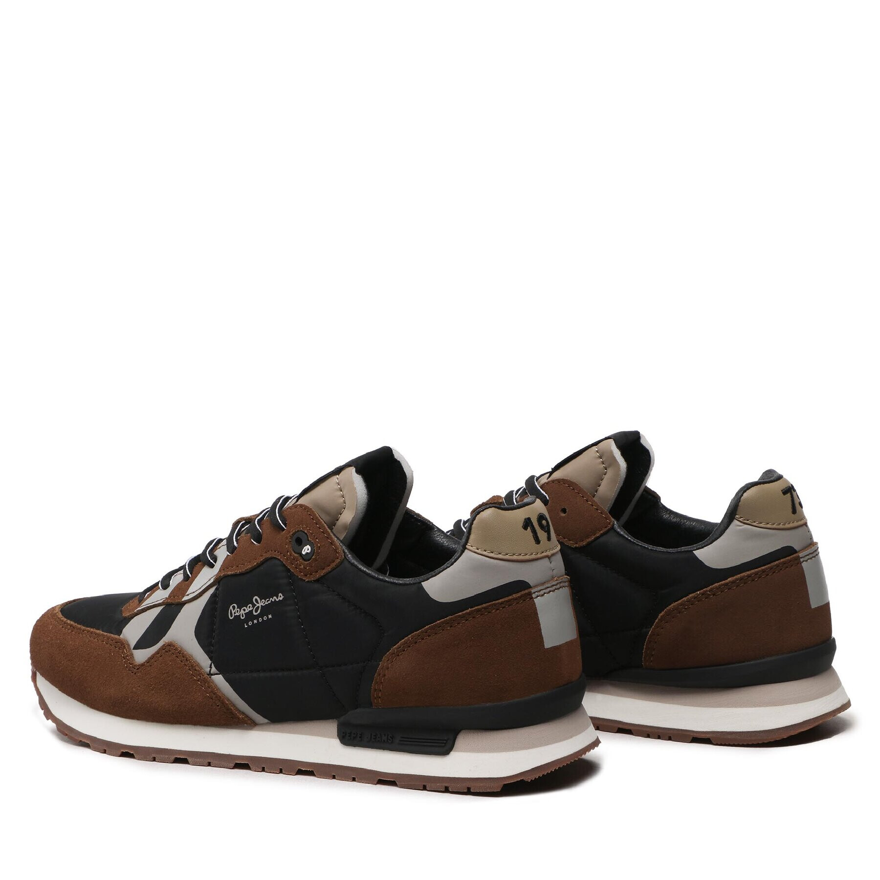 Pepe Jeans Сникърси Britt Man Print PMS30852 Черен - Pepit.bg