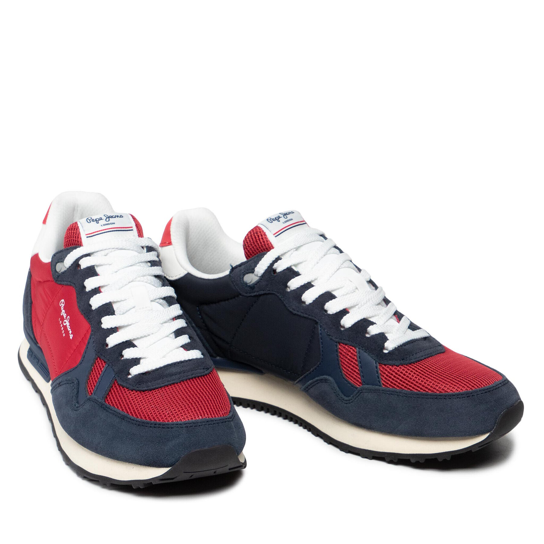 Pepe Jeans Сникърси Britt Man Reverse PMS30753 Червен - Pepit.bg