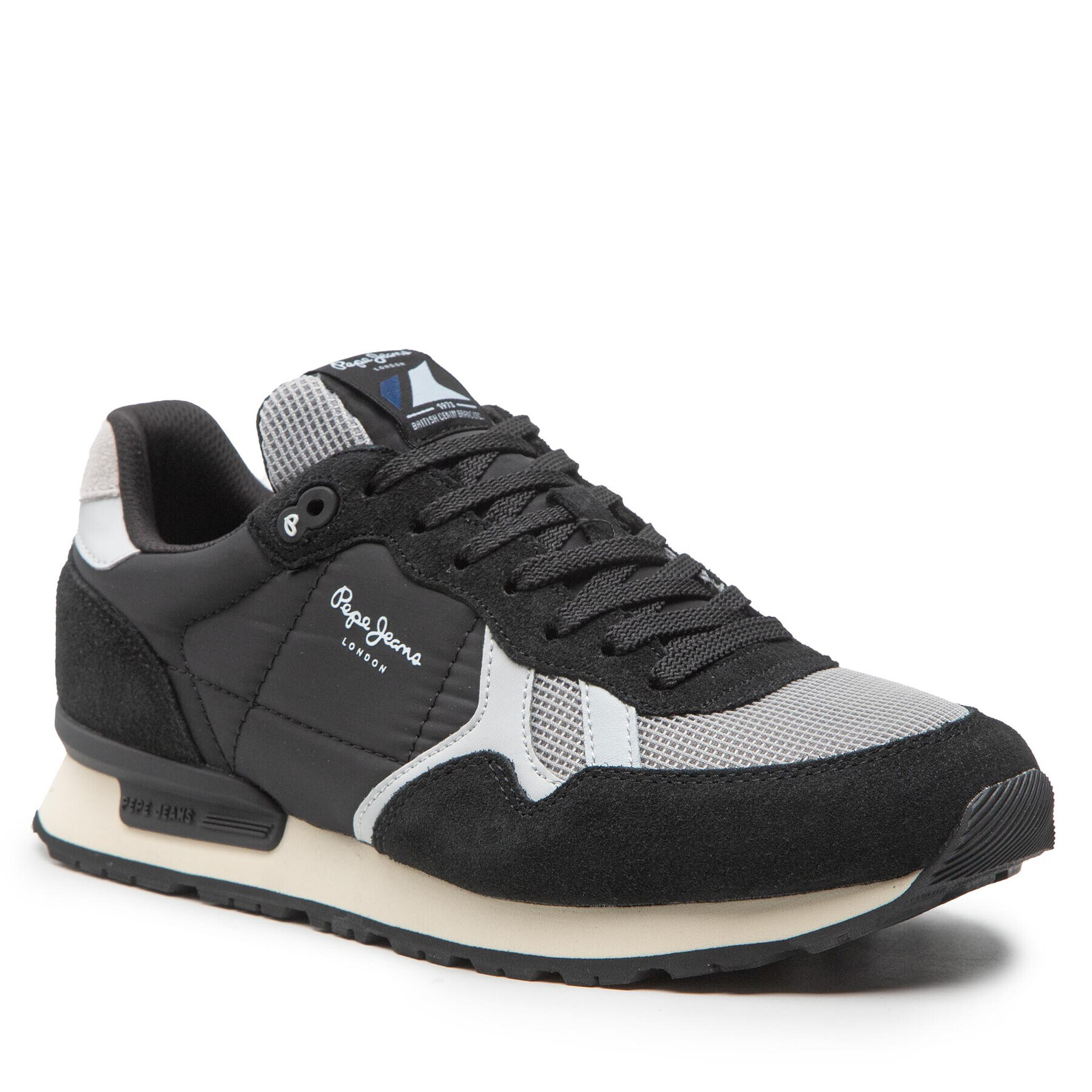 Pepe Jeans Сникърси Britt Man Studio Green PMS30851 Черен - Pepit.bg