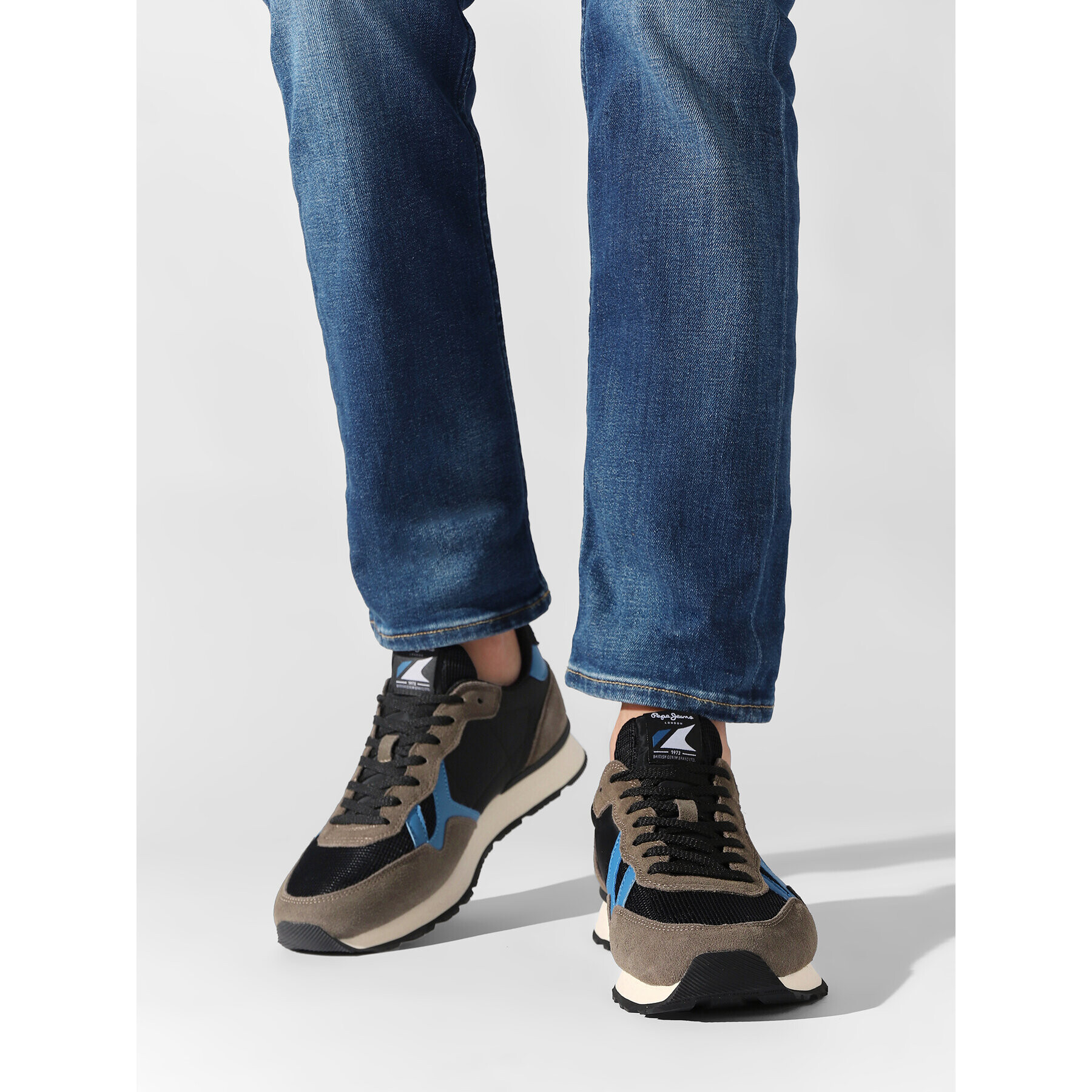 Pepe Jeans Сникърси Britt Man Studio Green PMS30851 Кафяв - Pepit.bg