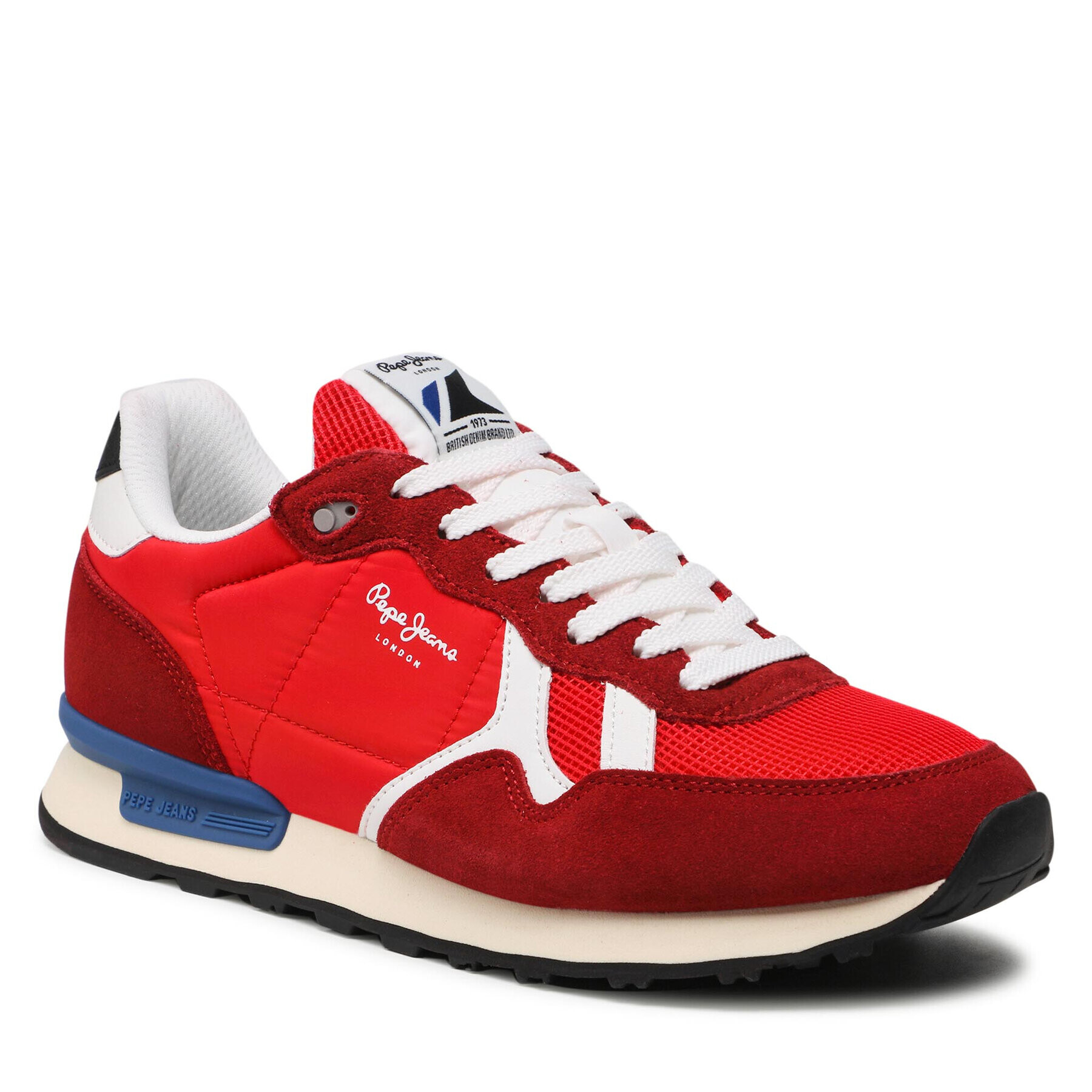 Pepe Jeans Сникърси Britt Man Studio PMS30806 Червен - Pepit.bg