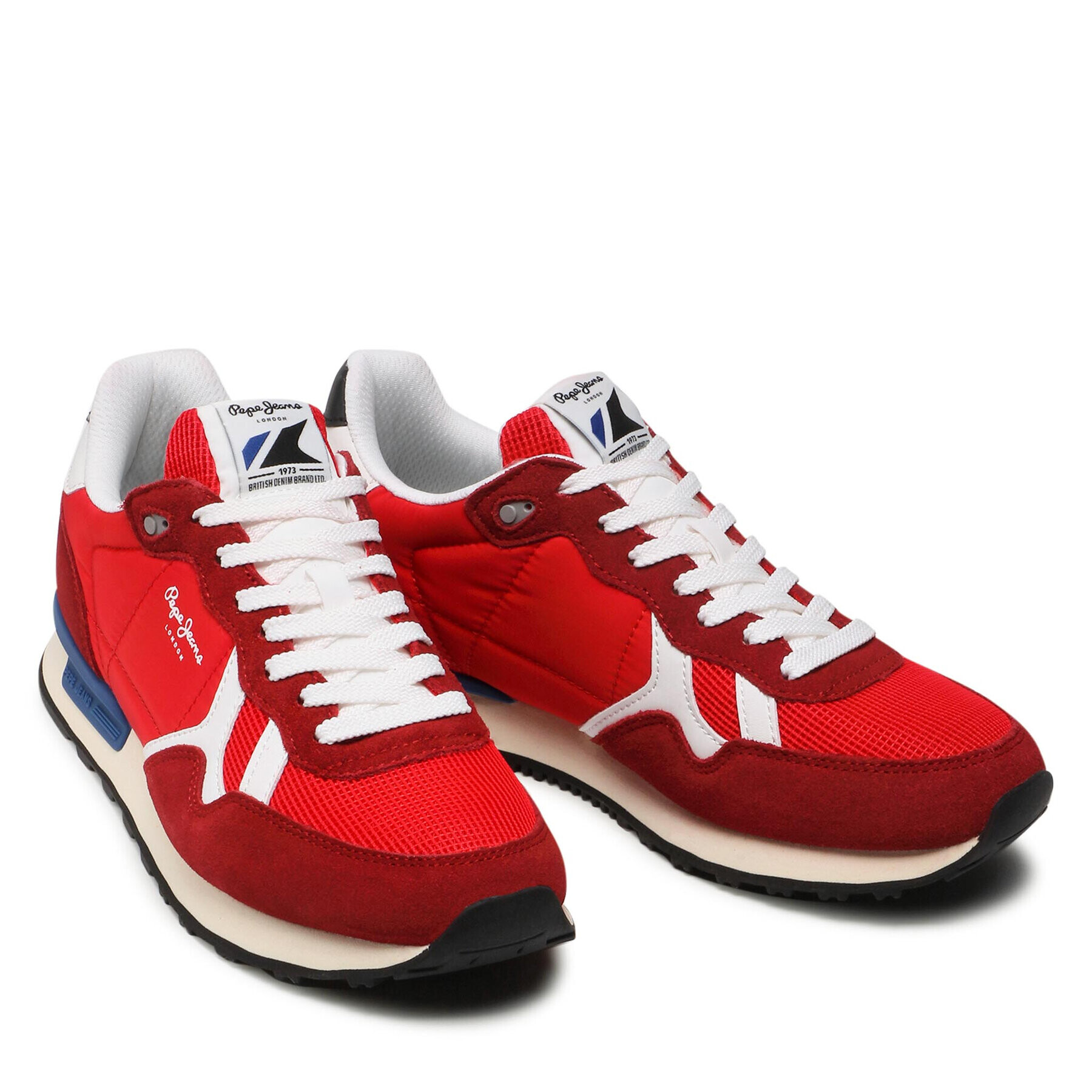 Pepe Jeans Сникърси Britt Man Studio PMS30806 Червен - Pepit.bg