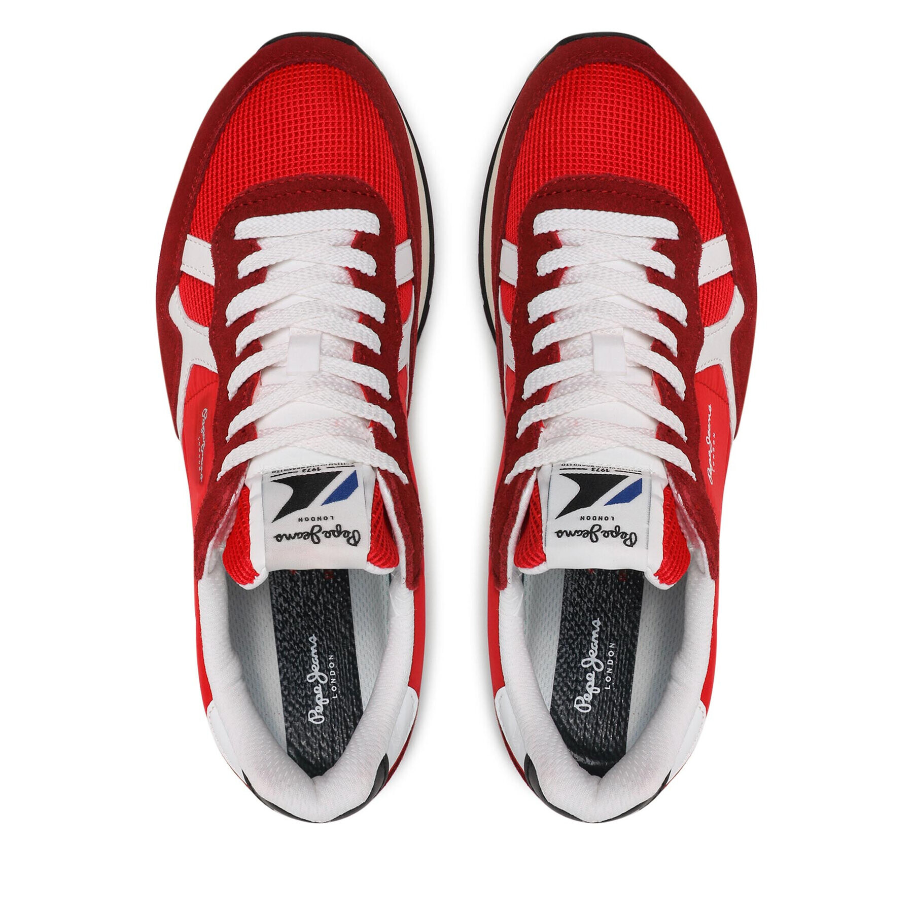 Pepe Jeans Сникърси Britt Man Studio PMS30806 Червен - Pepit.bg