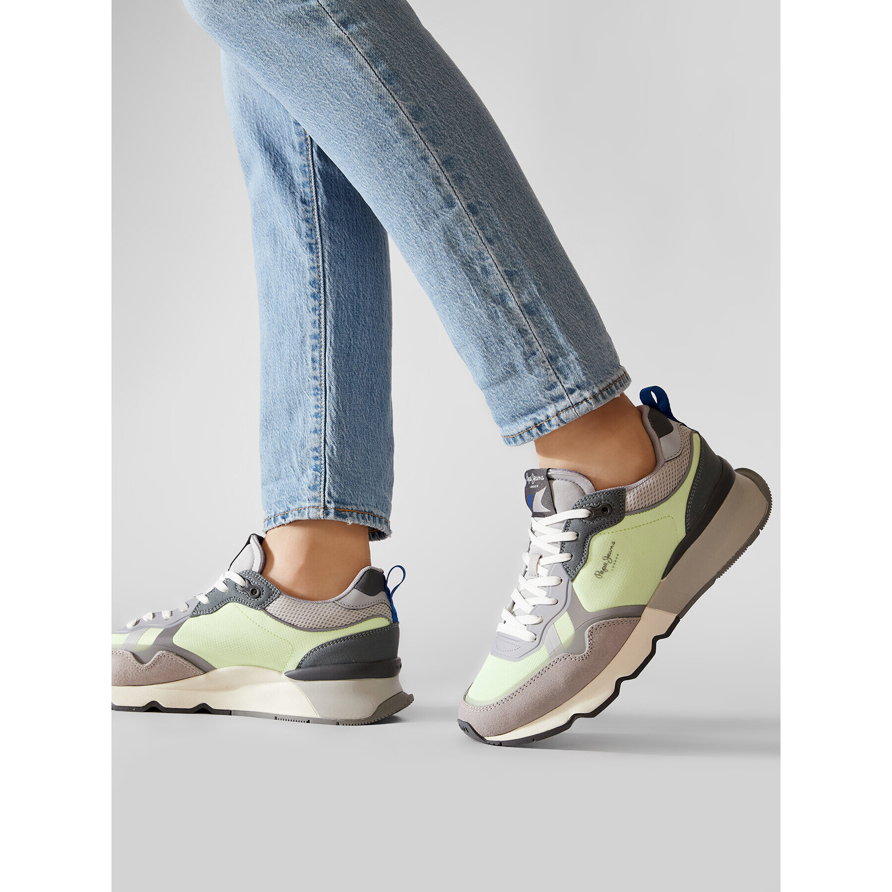 Pepe Jeans Сникърси Britt Pro Man PMS30831 Сив - Pepit.bg