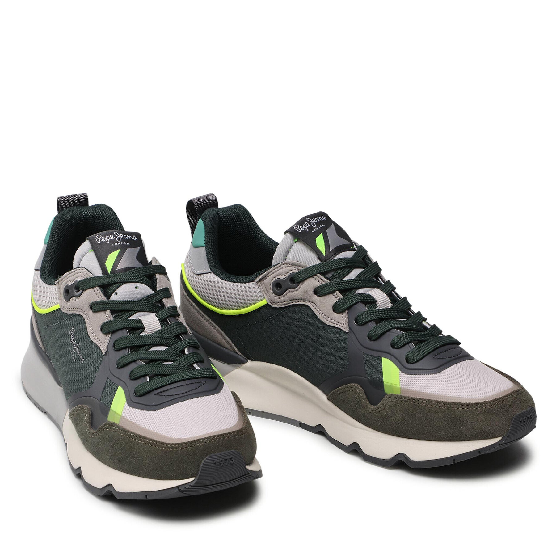 Pepe Jeans Сникърси Britt Pro Man PMS30831 Зелен - Pepit.bg