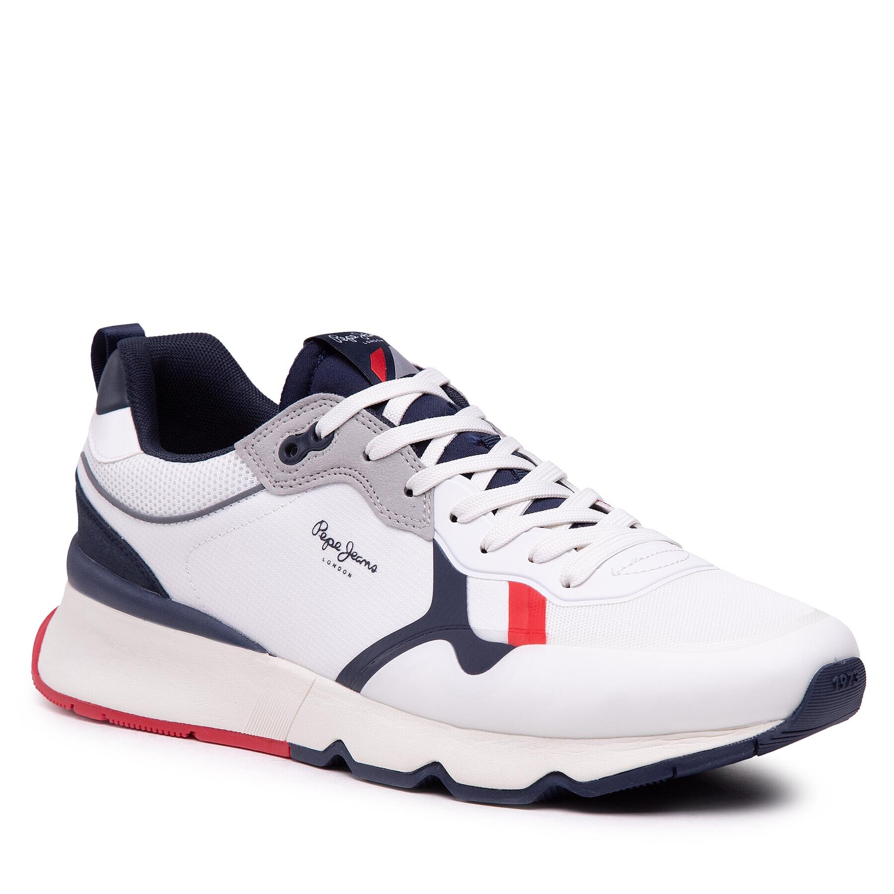 Pepe Jeans Сникърси Britt Pro Man Tech PMS30832 Бял - Pepit.bg