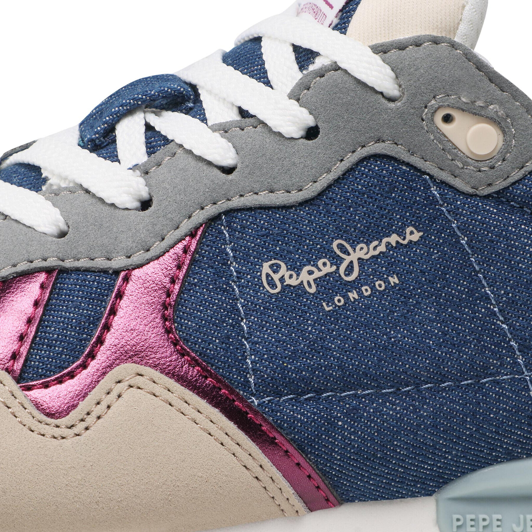 Pepe Jeans Сникърси Britt W Cute PLS31320 Тъмносин - Pepit.bg