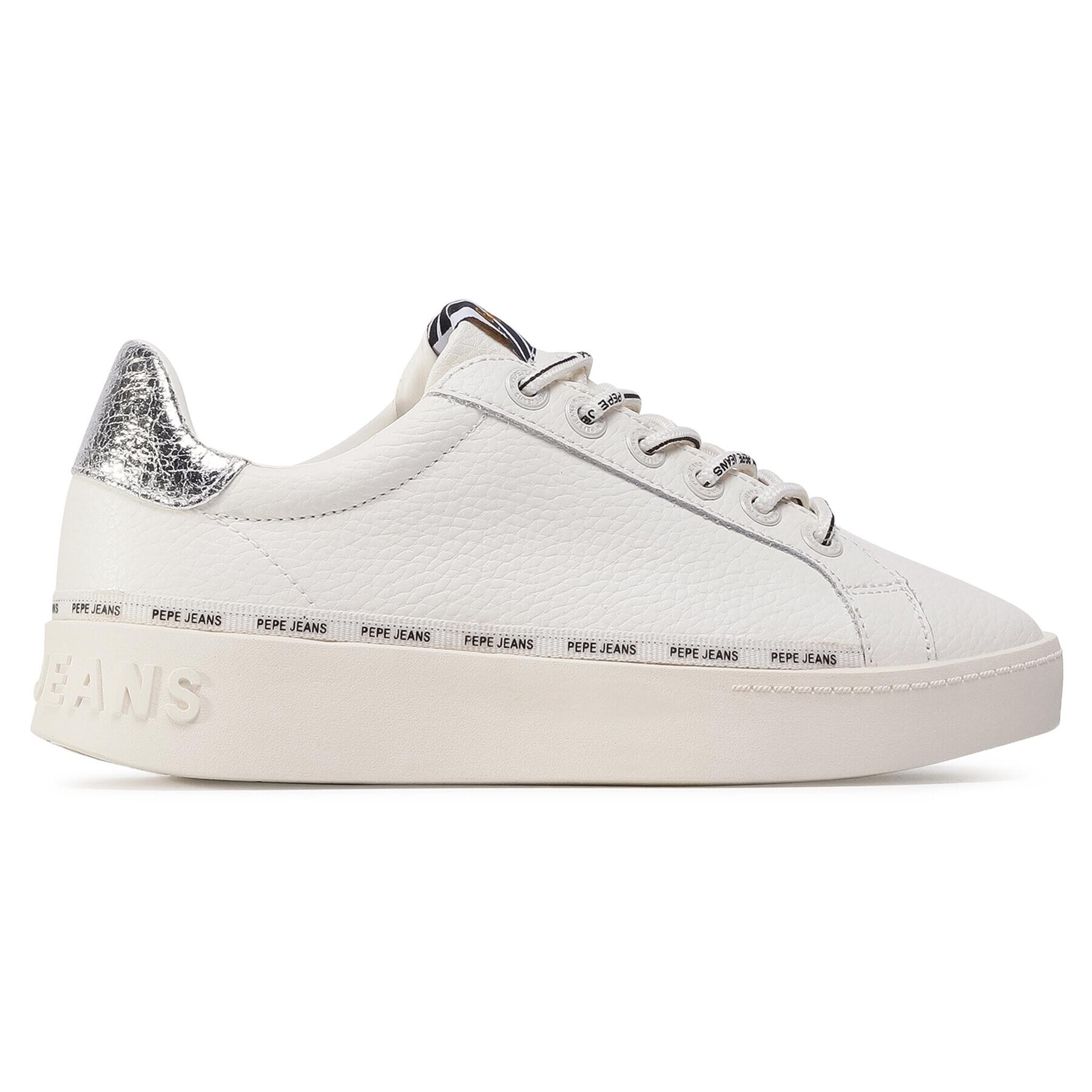 Pepe Jeans Сникърси Brixton Again PLS31025 Бял - Pepit.bg