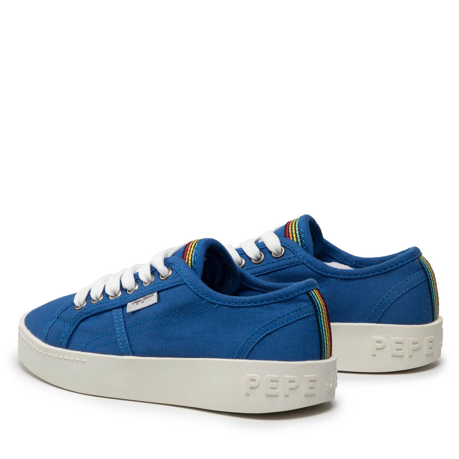 Pepe Jeans Сникърси Brixton Canvas PGS30448 Син - Pepit.bg