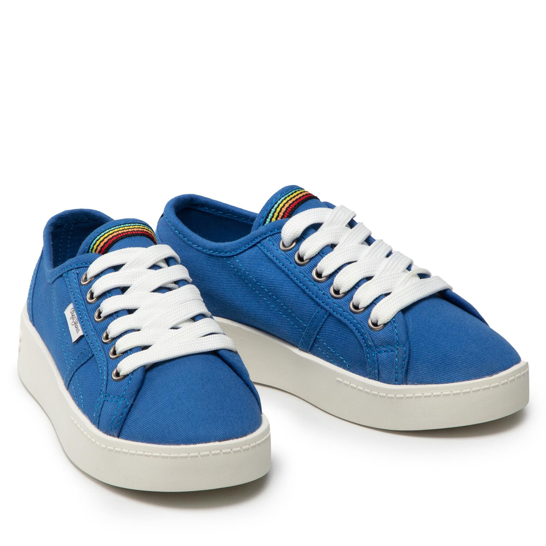 Pepe Jeans Сникърси Brixton Canvas PGS30448 Син - Pepit.bg