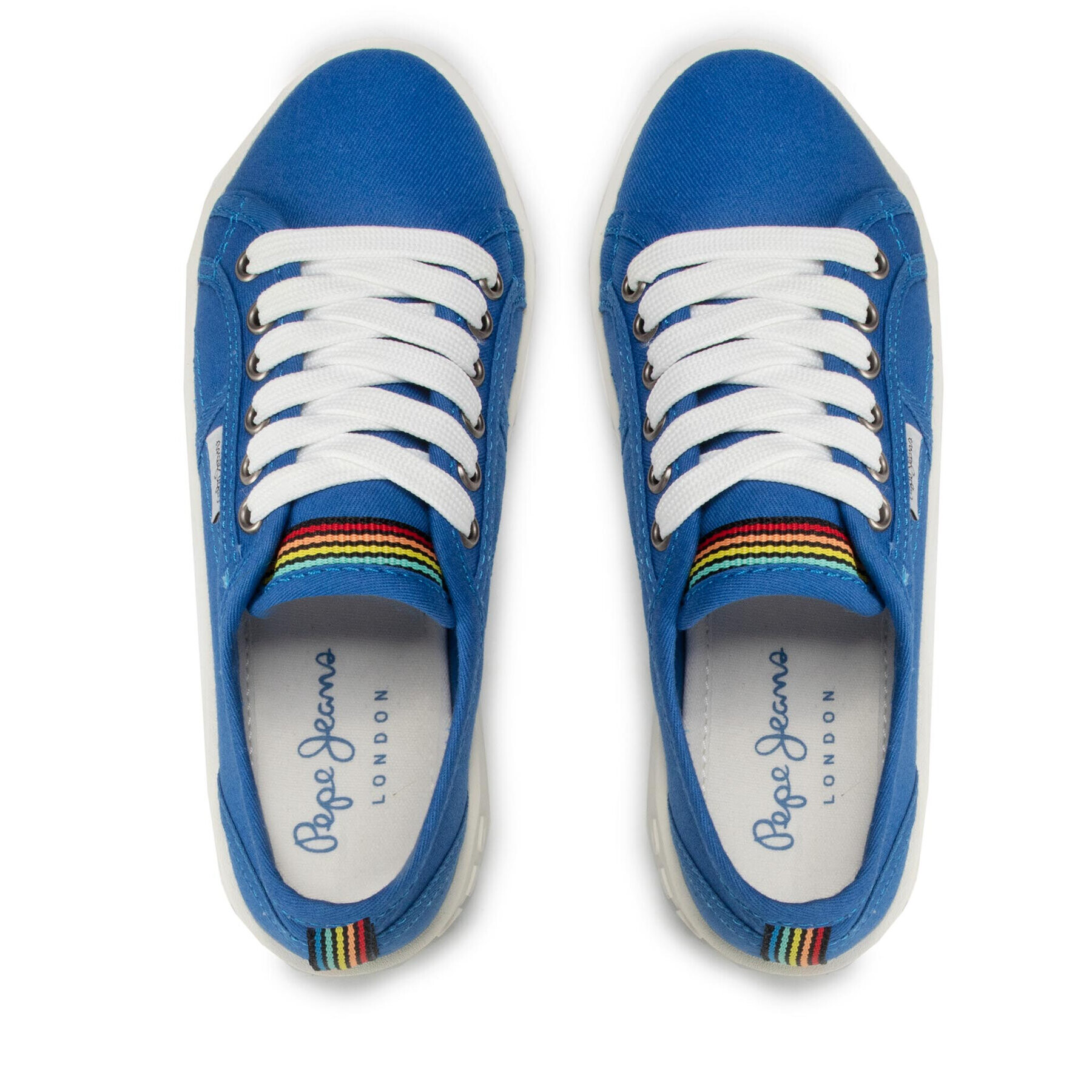 Pepe Jeans Сникърси Brixton Canvas PGS30448 Син - Pepit.bg