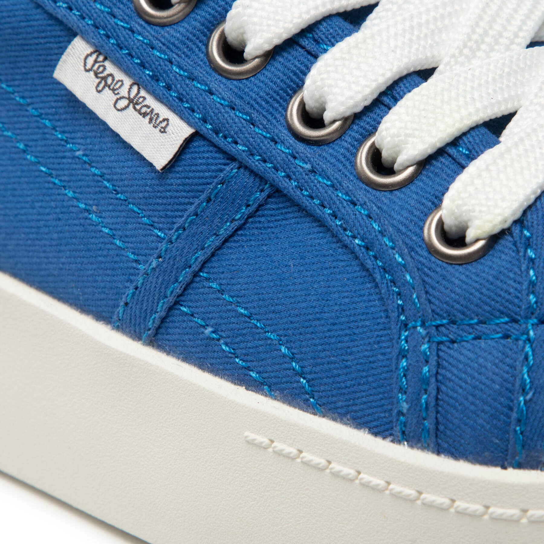 Pepe Jeans Сникърси Brixton Canvas PGS30448 Син - Pepit.bg