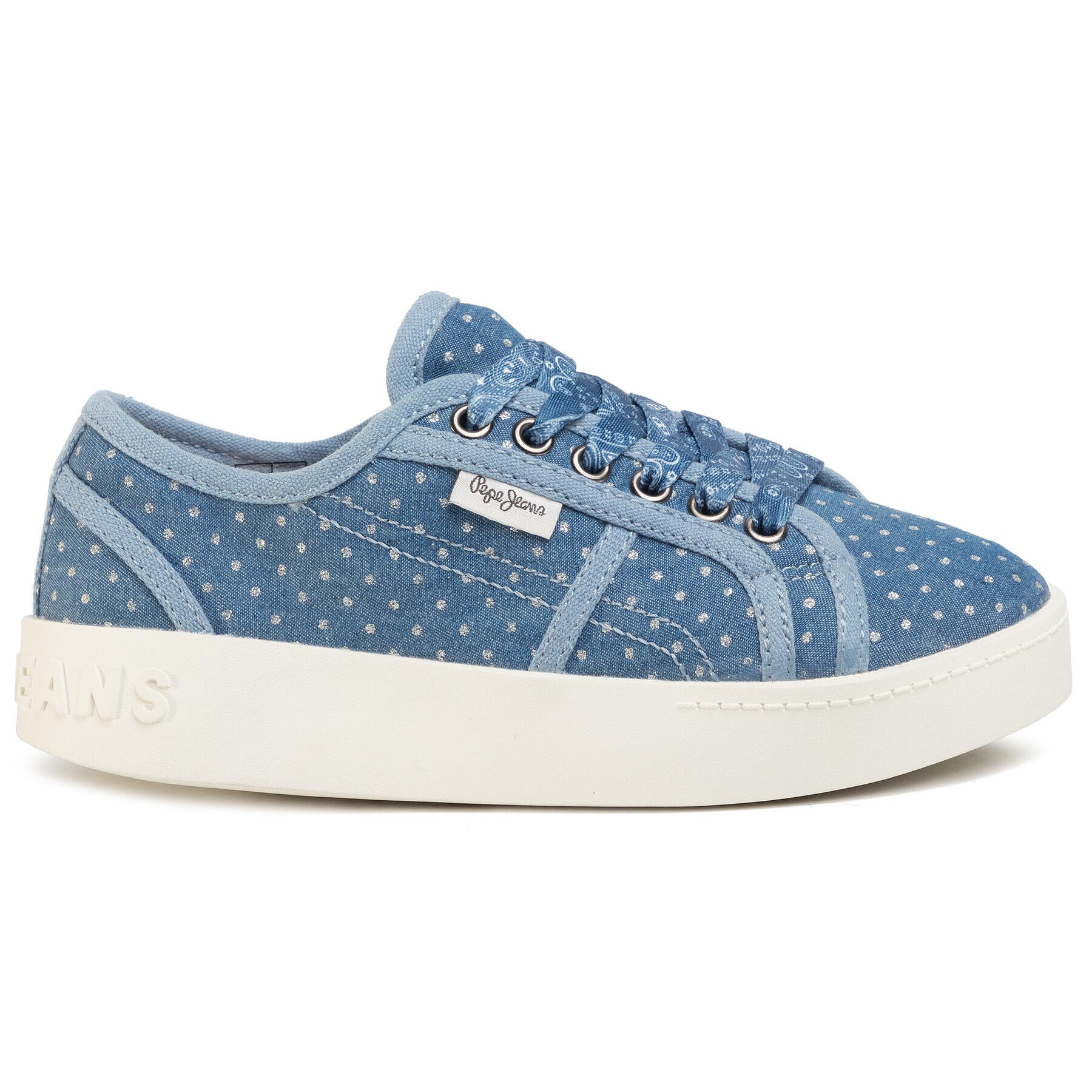 Pepe Jeans Сникърси Brixton Denim PGS30430 Син - Pepit.bg