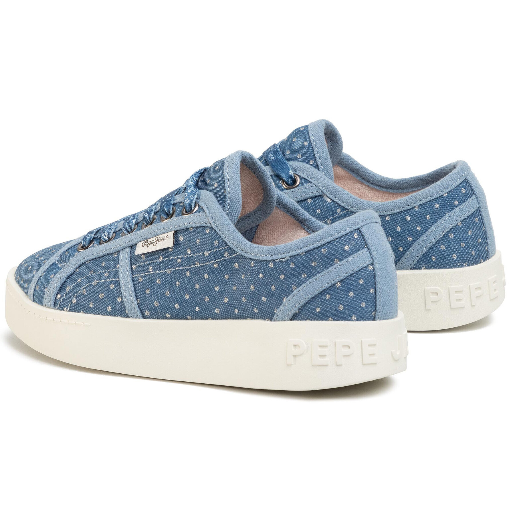Pepe Jeans Сникърси Brixton Denim PGS30430 Син - Pepit.bg