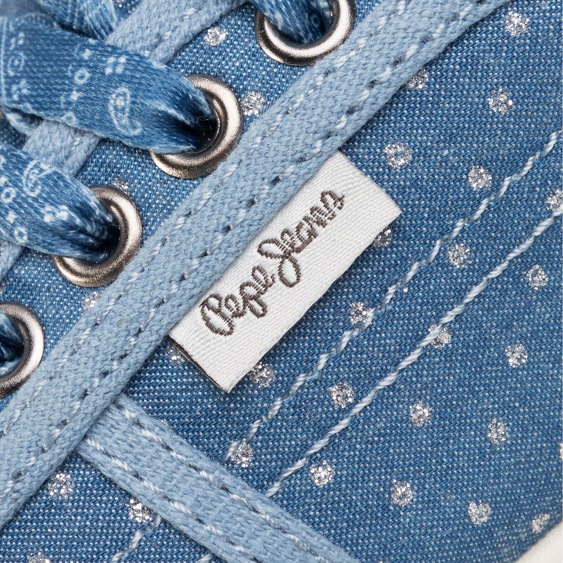 Pepe Jeans Сникърси Brixton Denim PGS30430 Син - Pepit.bg