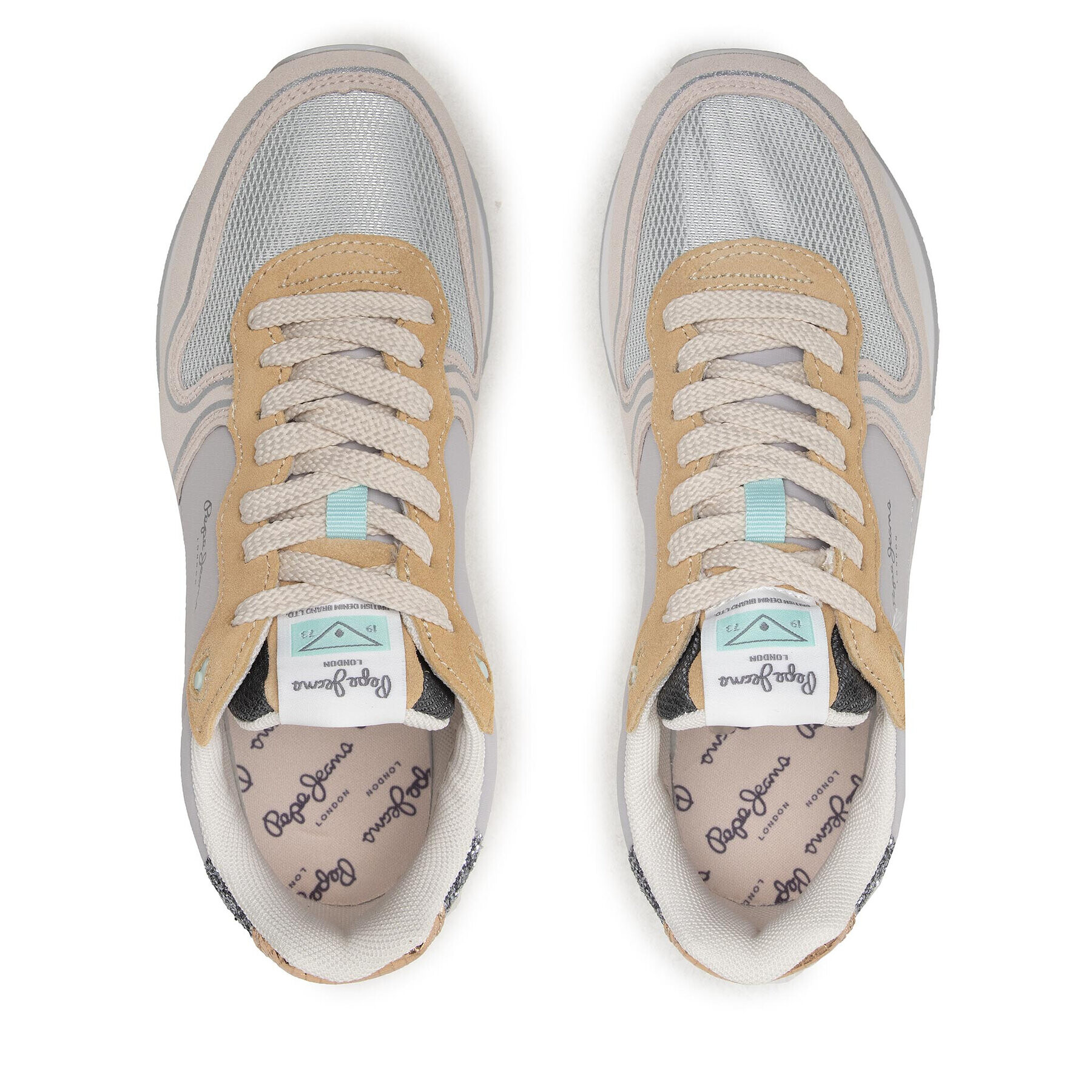 Pepe Jeans Сникърси Dover New PLS31328 Бежов - Pepit.bg