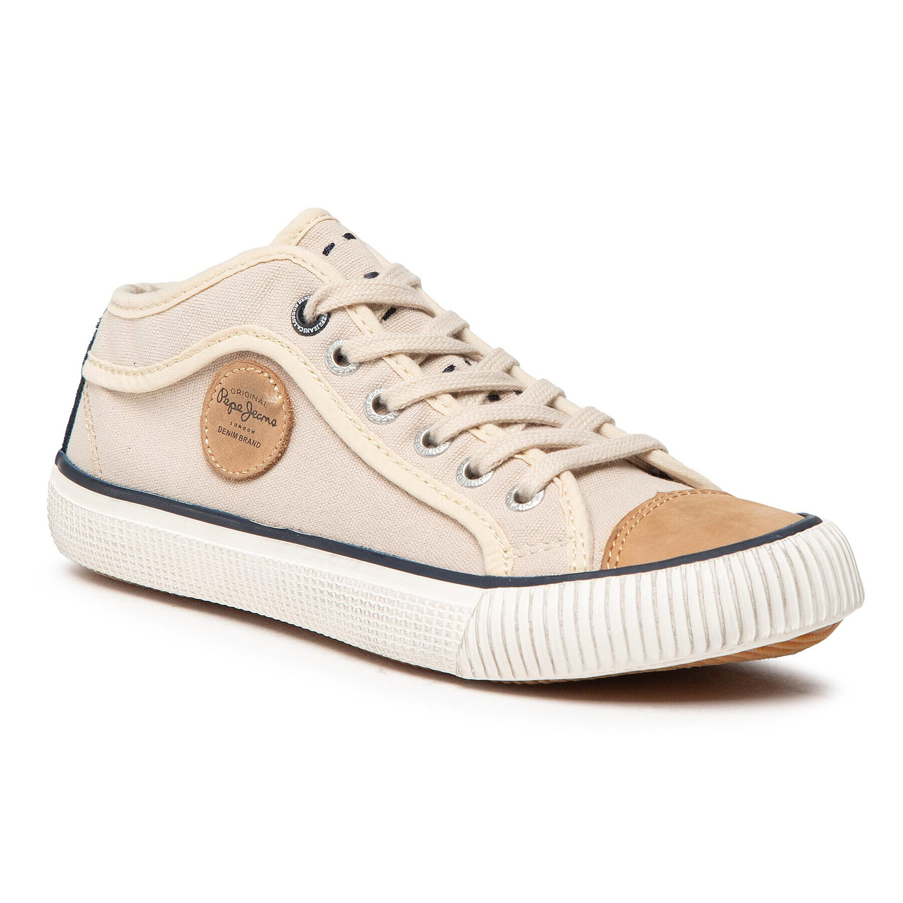 Pepe Jeans Сникърси Industry Blue PBS30265 Бежов - Pepit.bg