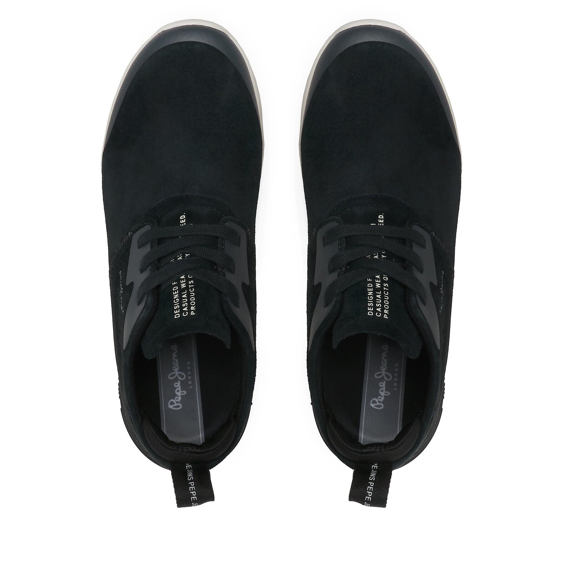 Pepe Jeans Сникърси Jay Pro Desert PMS30870 Черен - Pepit.bg