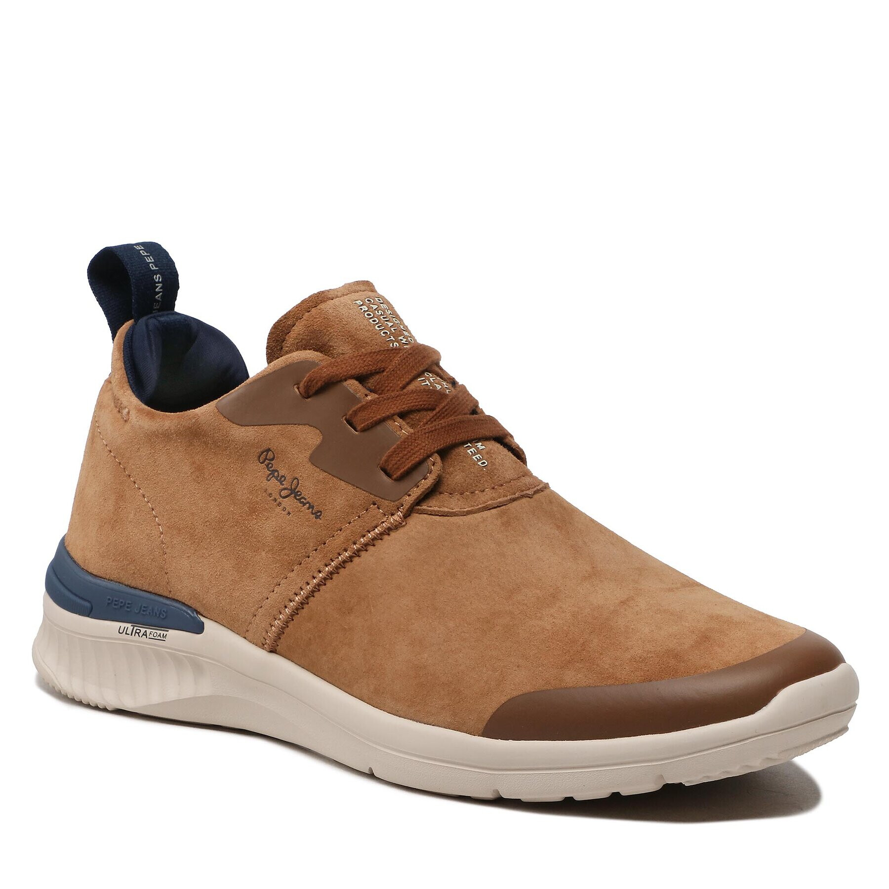 Pepe Jeans Сникърси Jay Pro Desert PMS30870 Кафяв - Pepit.bg