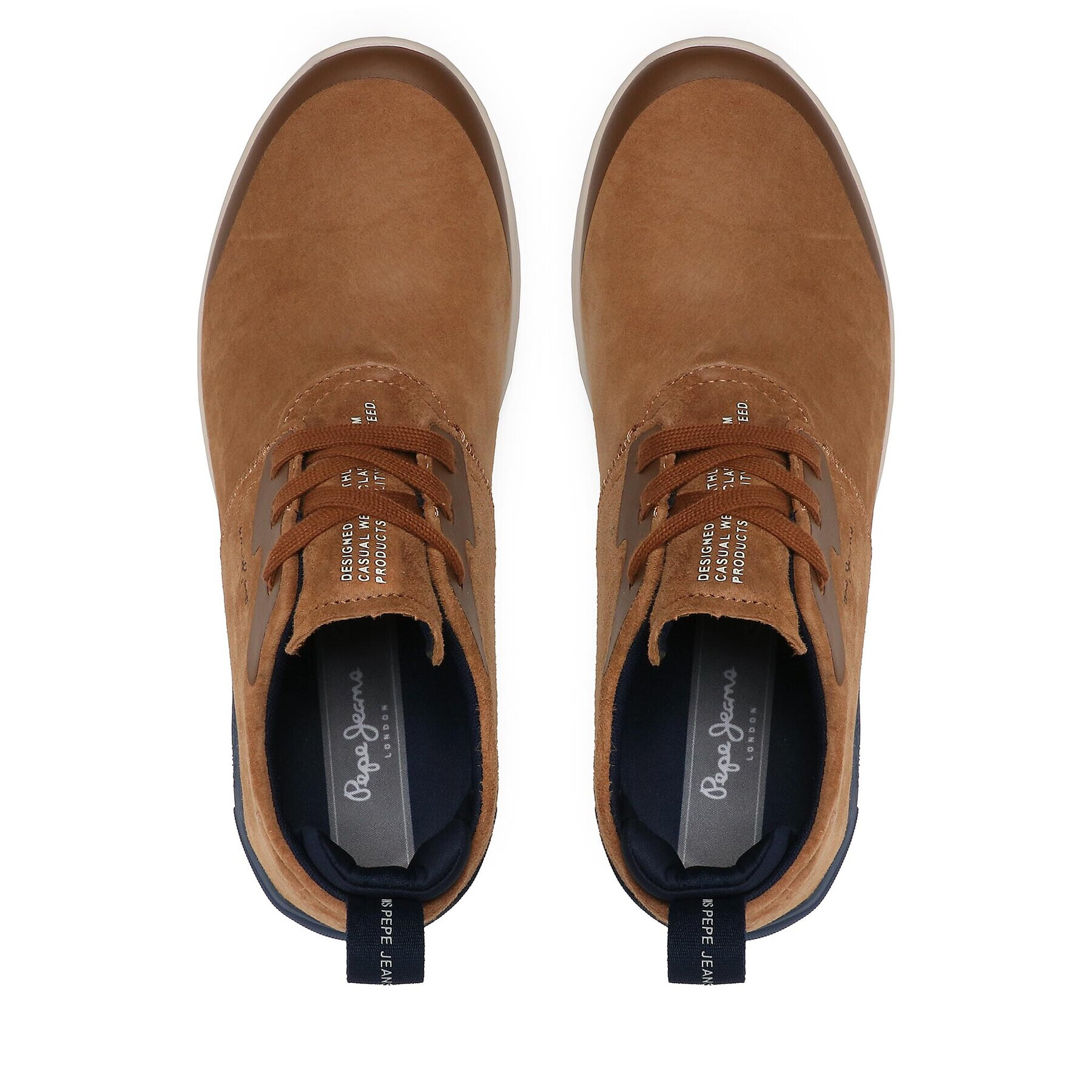 Pepe Jeans Сникърси Jay Pro Desert PMS30870 Кафяв - Pepit.bg
