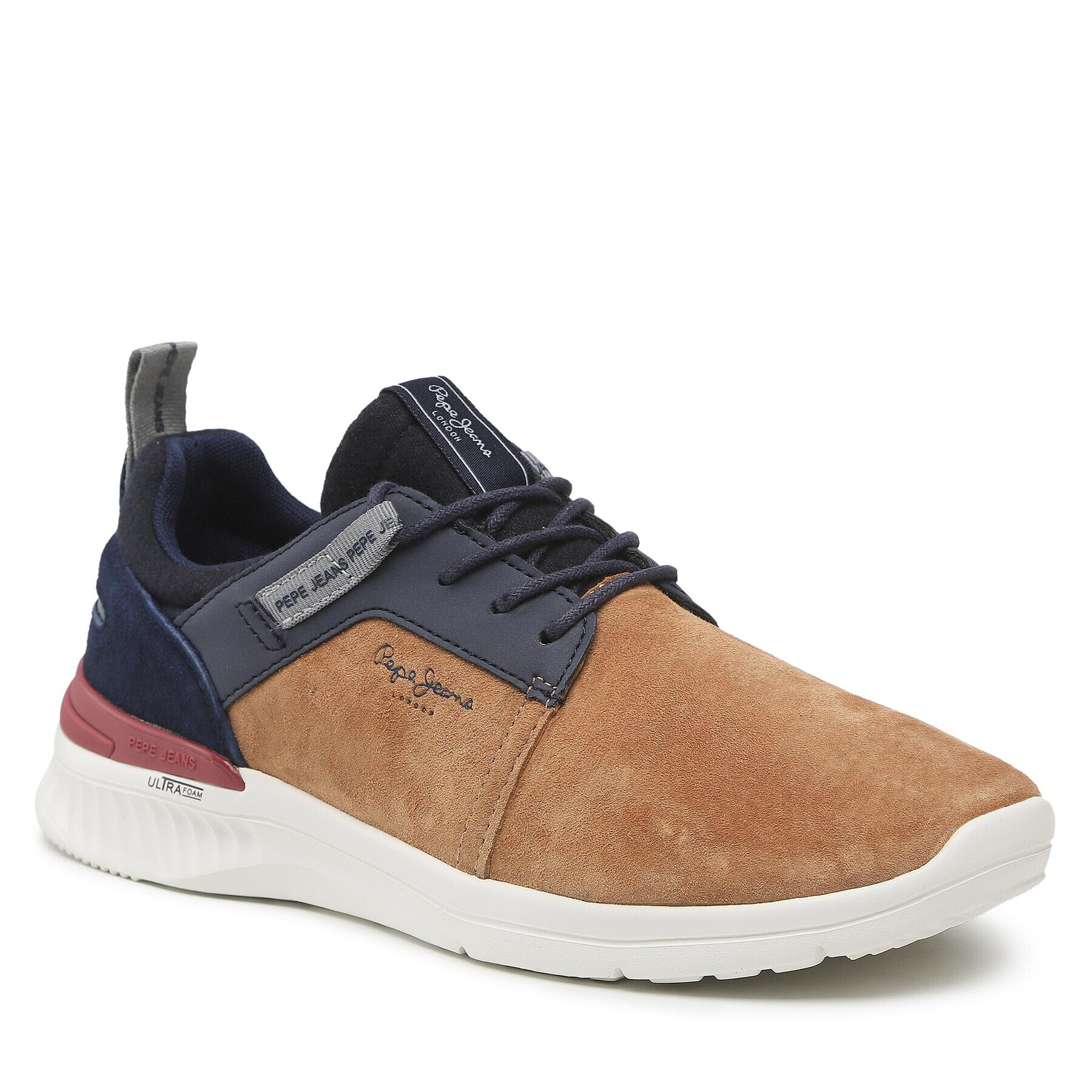 Pepe Jeans Сникърси Jay Pro Shoe Combi PMS30869 Кафяв - Pepit.bg