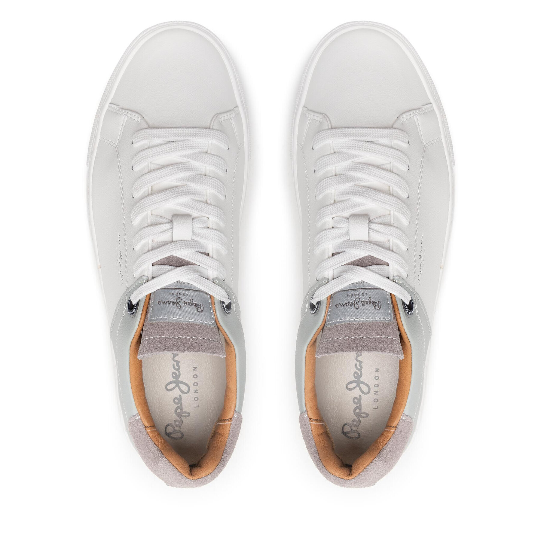Pepe Jeans Сникърси Joe Cup Half PMS30841 Бял - Pepit.bg