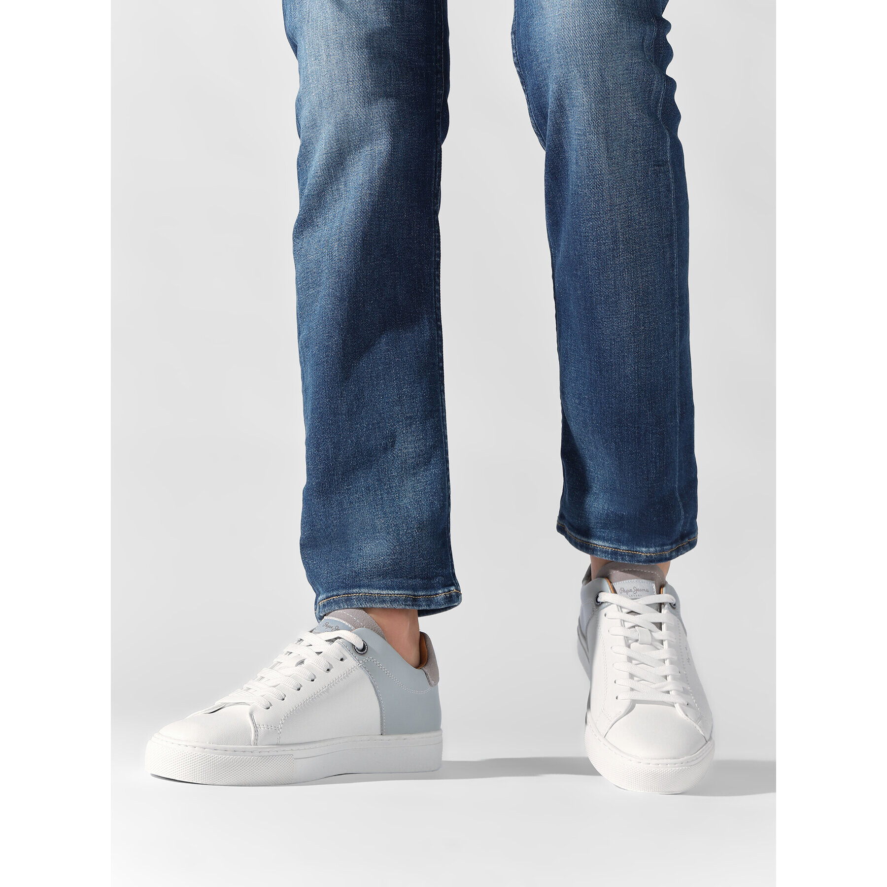 Pepe Jeans Сникърси Joe Cup Half PMS30841 Бял - Pepit.bg