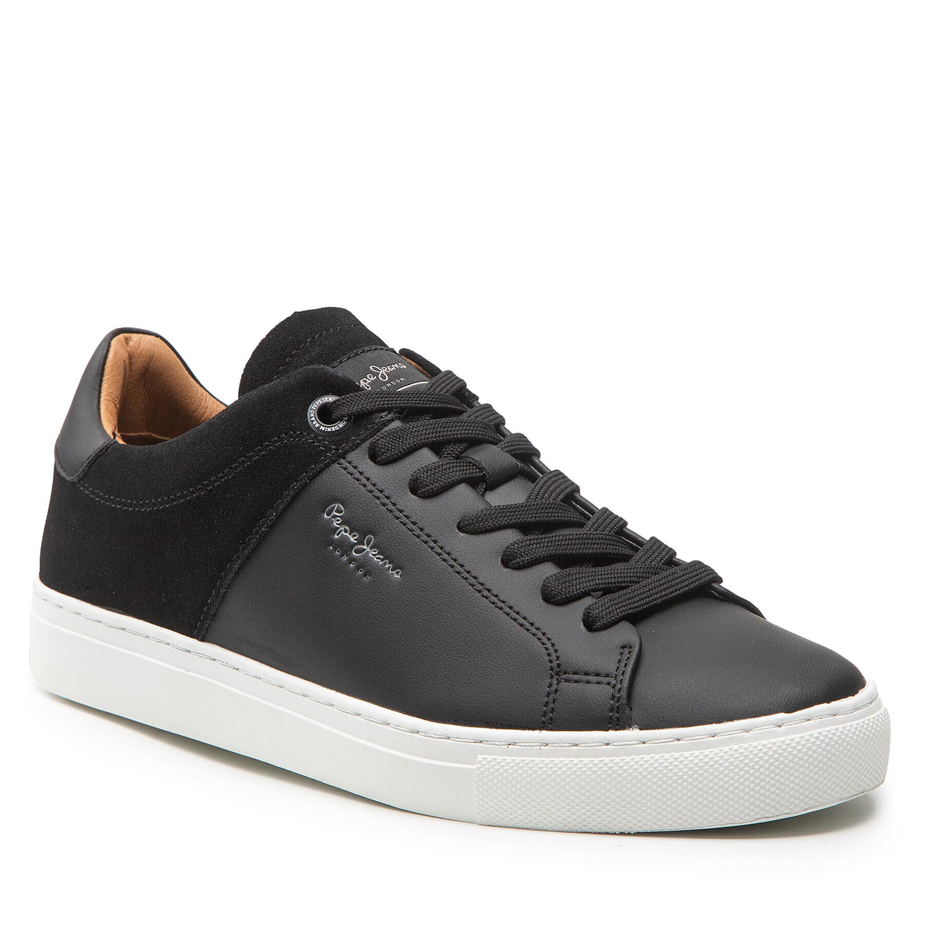 Pepe Jeans Сникърси Joe Cup Split PMS30846 Черен - Pepit.bg