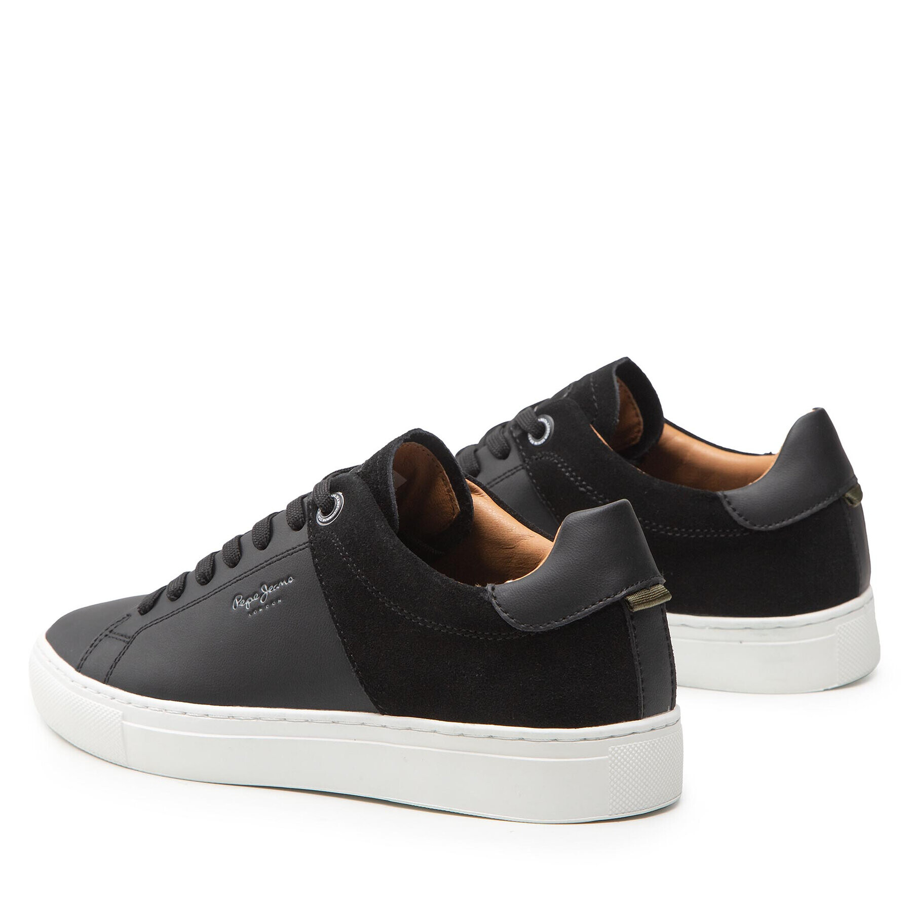 Pepe Jeans Сникърси Joe Cup Split PMS30846 Черен - Pepit.bg