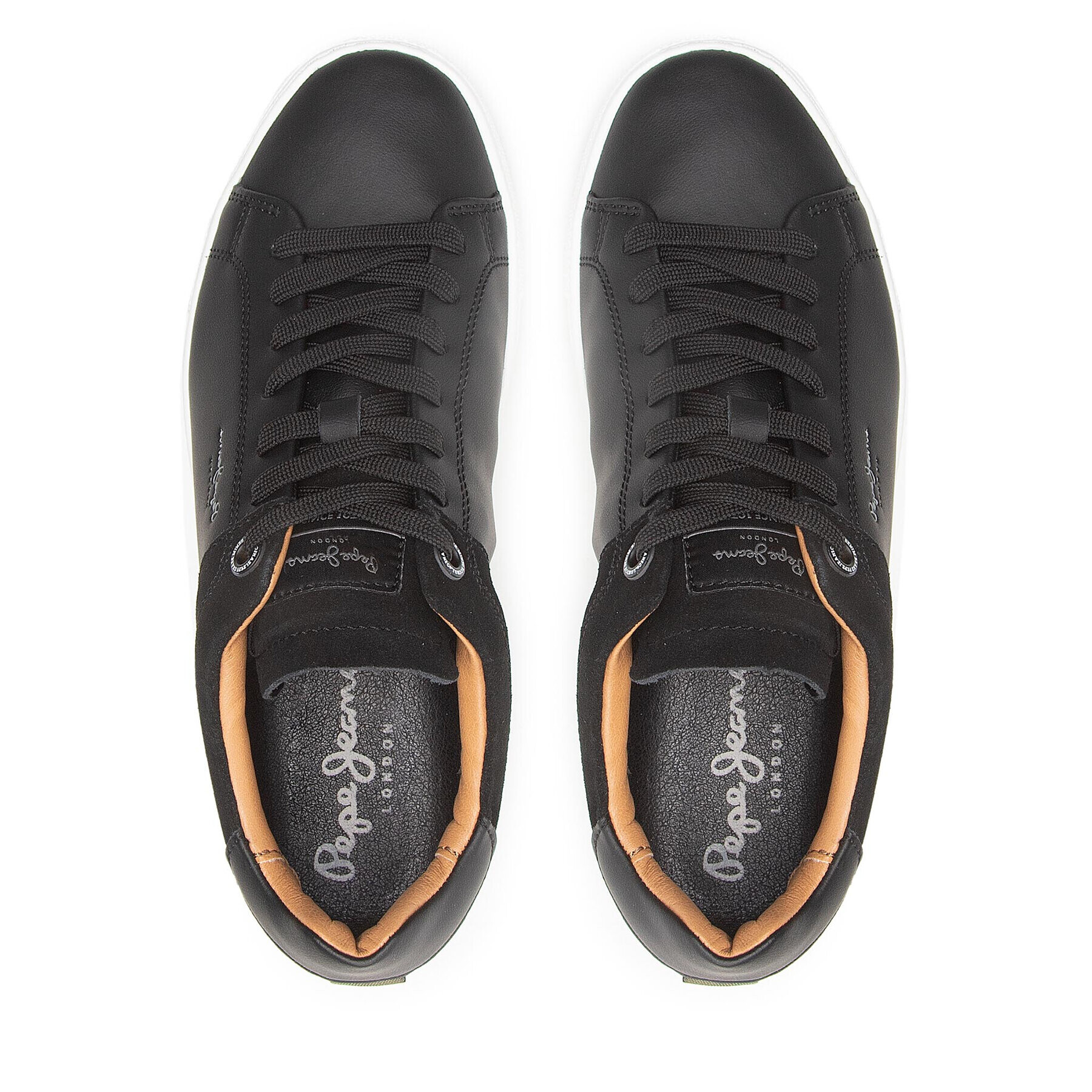 Pepe Jeans Сникърси Joe Cup Split PMS30846 Черен - Pepit.bg