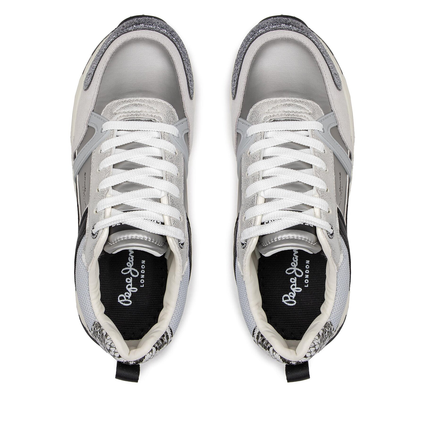 Pepe Jeans Сникърси Joy Dreams PLS31367 Сребрист - Pepit.bg