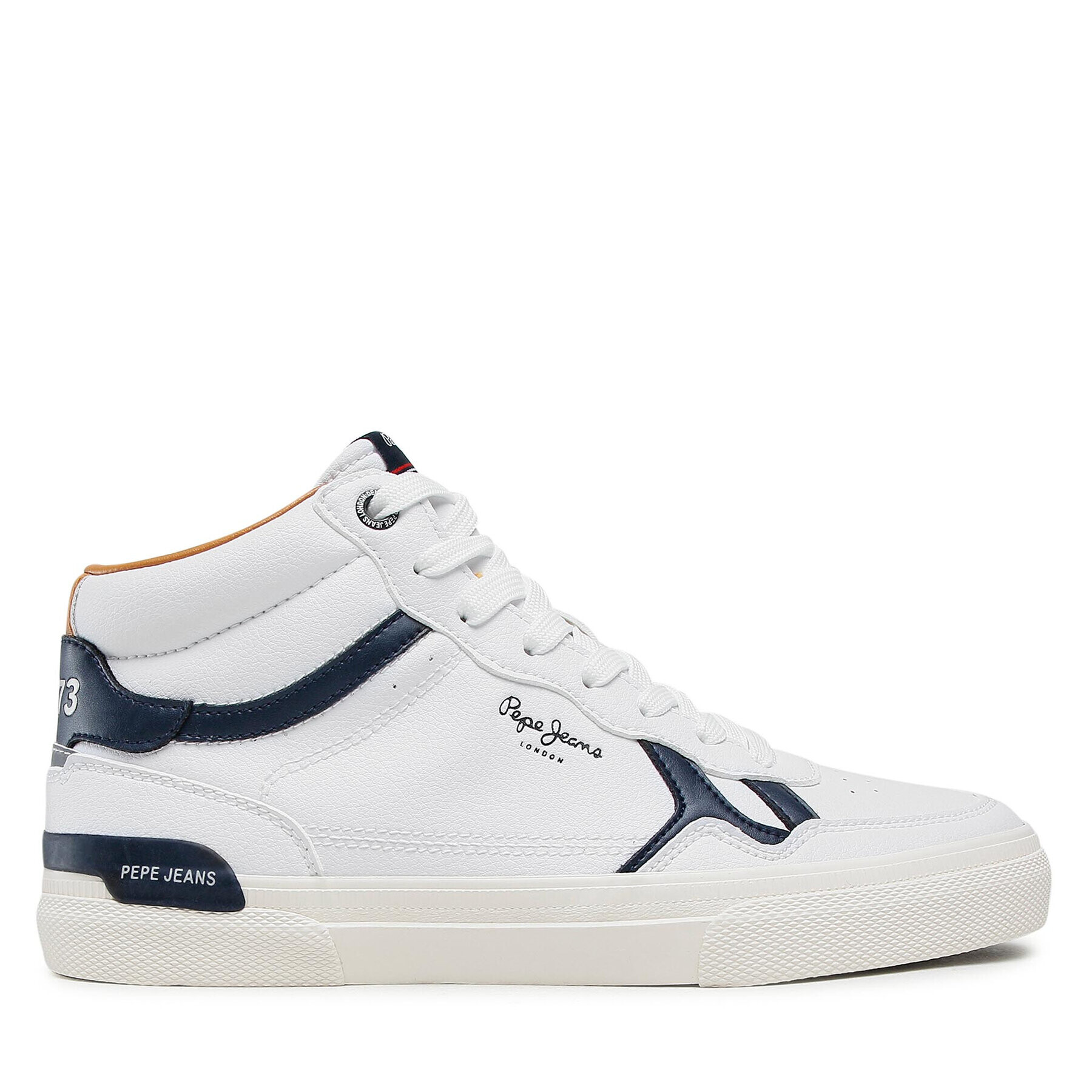 Pepe Jeans Сникърси Kenton Britt Boot PMS30762 Бял - Pepit.bg