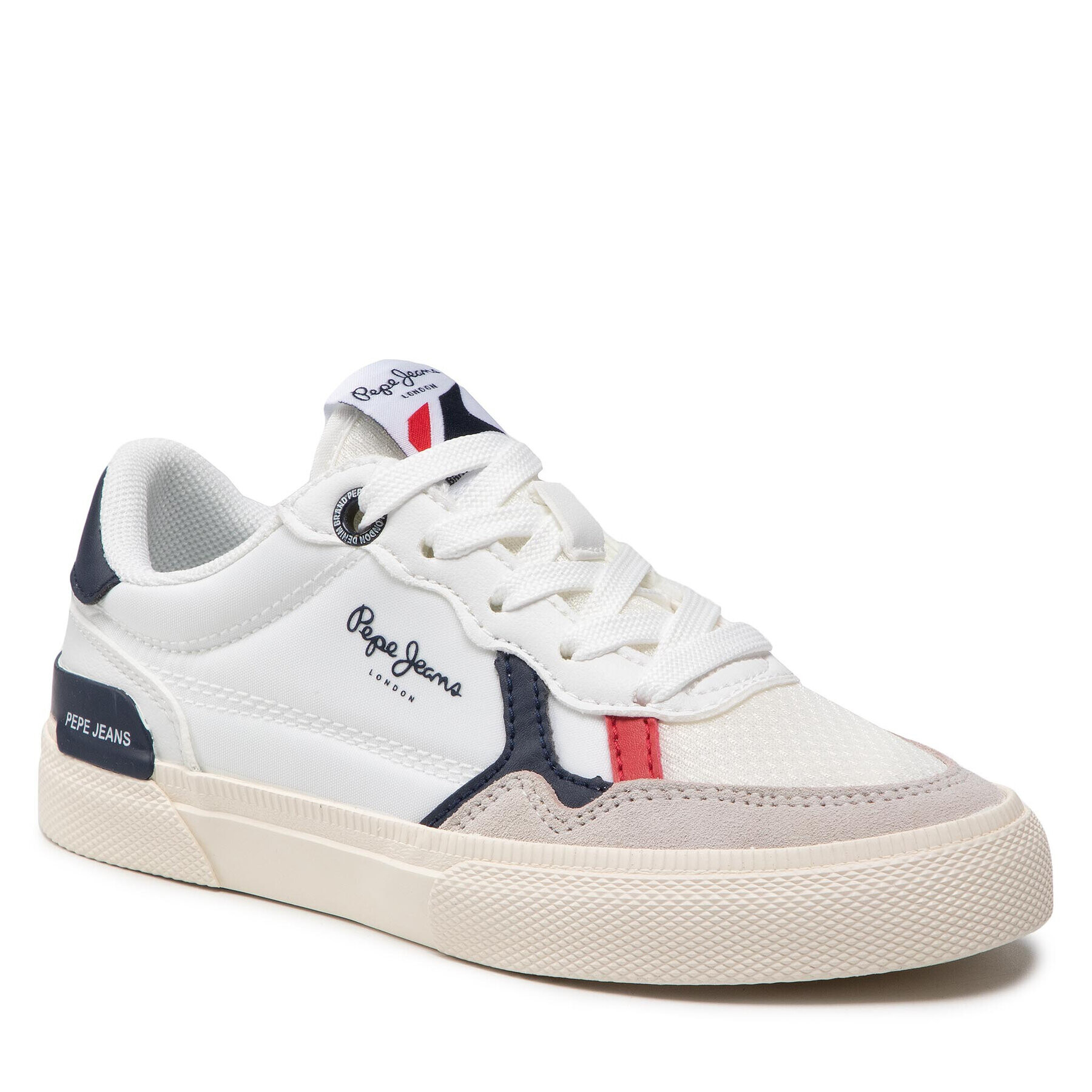 Pepe Jeans Сникърси Kenton Britt Boy PBS30512 Бял - Pepit.bg